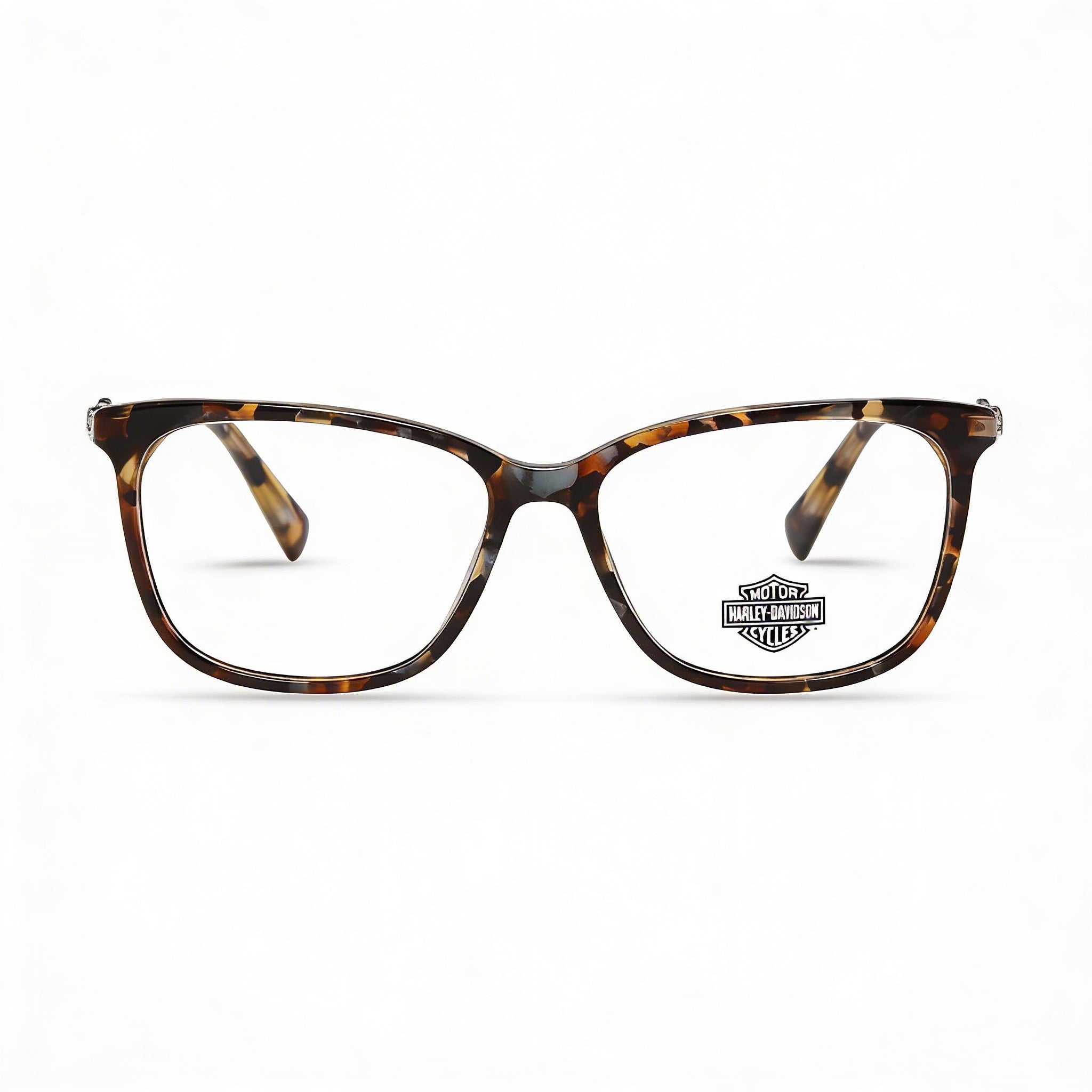 Harley-Davidson Unisex Brown Eyeglasses Frames with Clear Demo Lenses, Lenses Replaceable with Custom Prescription, Photo 2