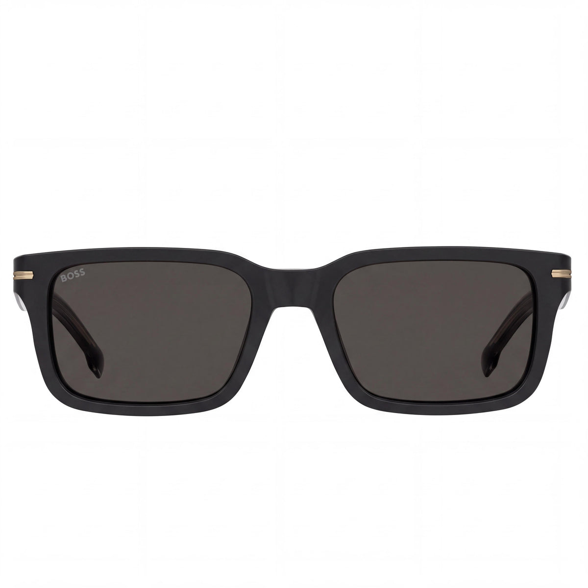Hugo Boss Boss 1628/S Gafas de sol rectangulares de acetato negro para mujer con protección UV, lentes Grigio de 54 mm, Photo 2