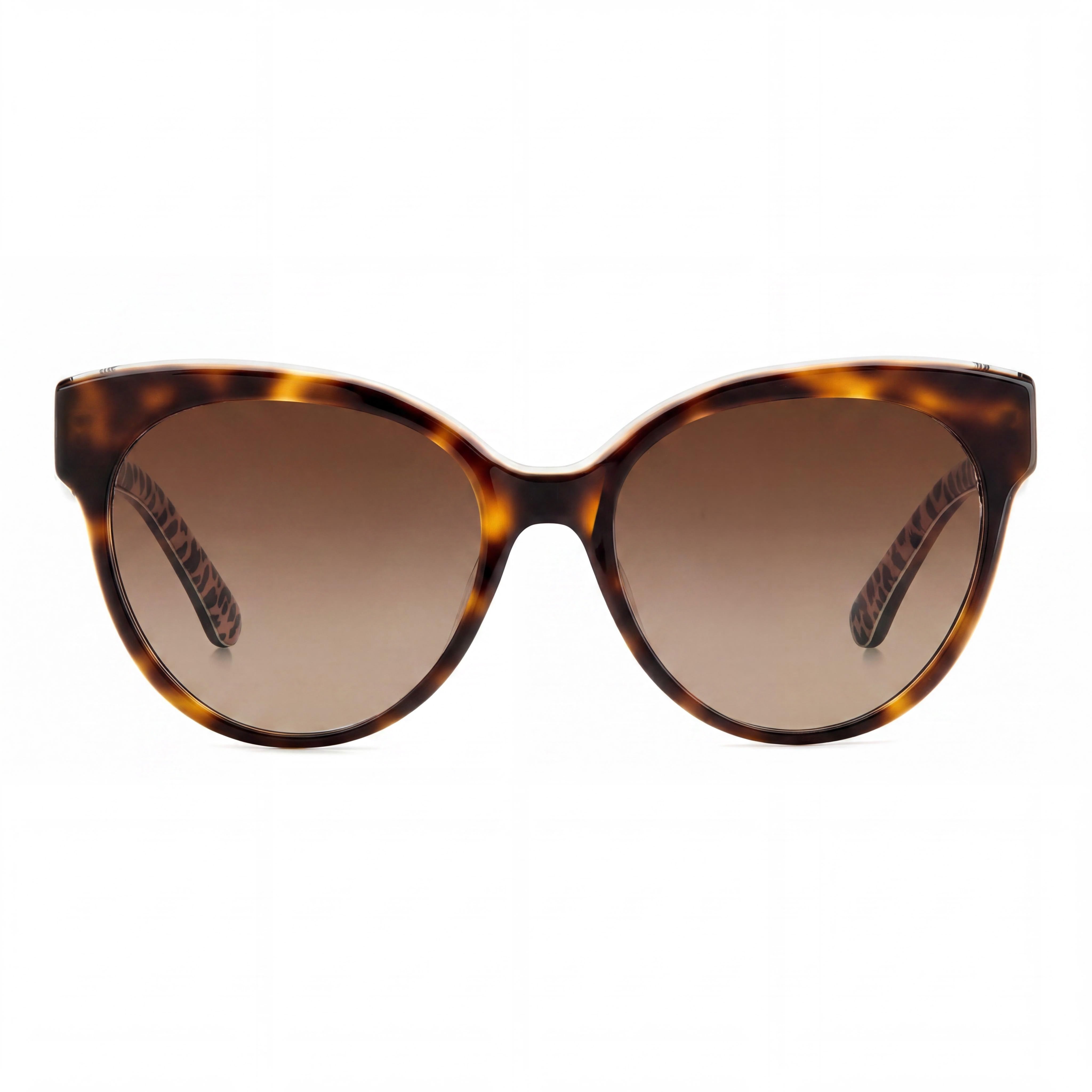 kate spade new york Aubriella/G/S Women's Havana Brown Plastic Non-Polarized UV Protection Sunglasses 55mm, Photo 2