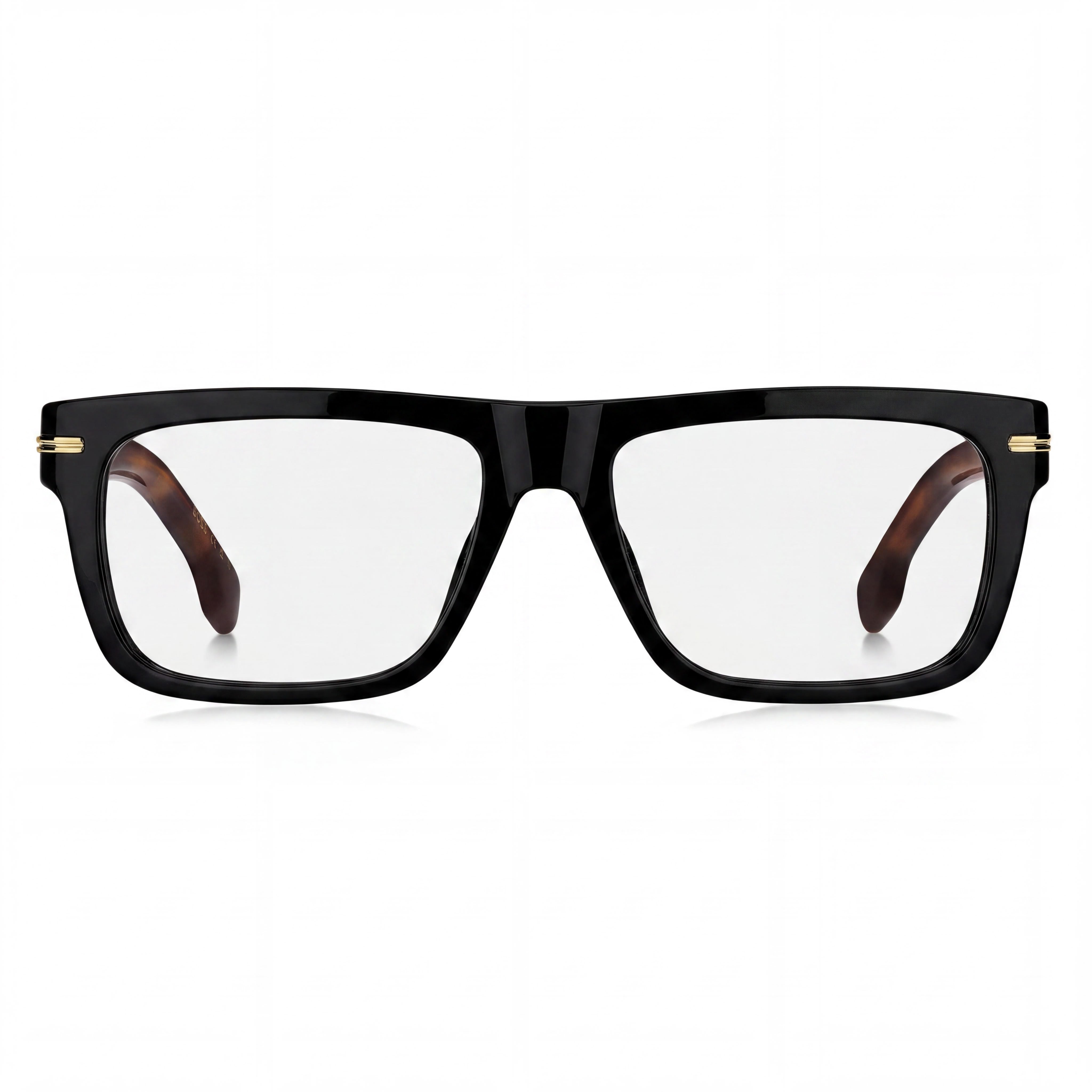 Gafas de acetato no polarizadas para mujer Hugo Boss Audio Systems Havana Negro 53mm, Photo 2