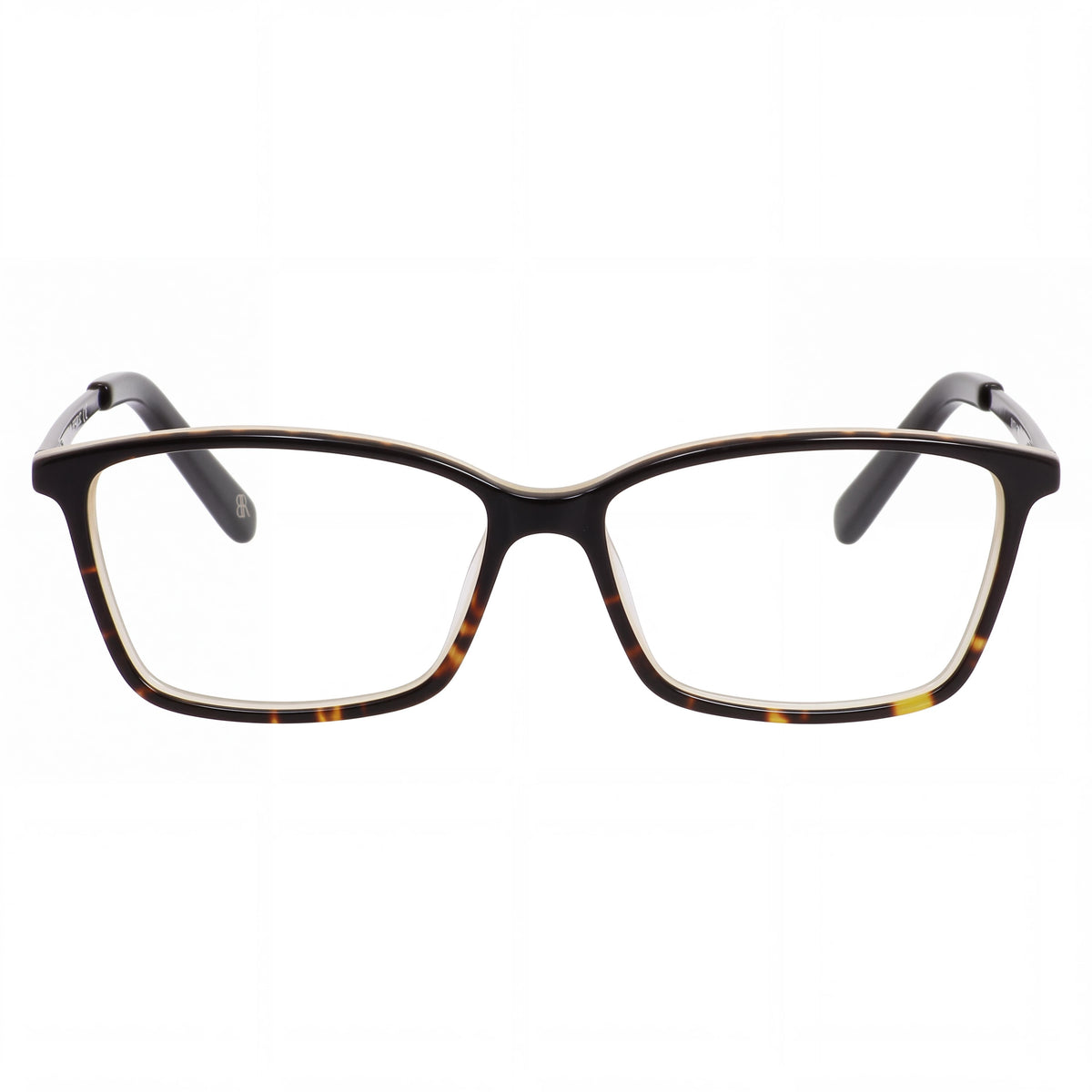 BANANA REPUBLIC Men's Cate/N Plastic Frame Eyewear in Black Havana with Clear Lenses 53mm, Photo 2