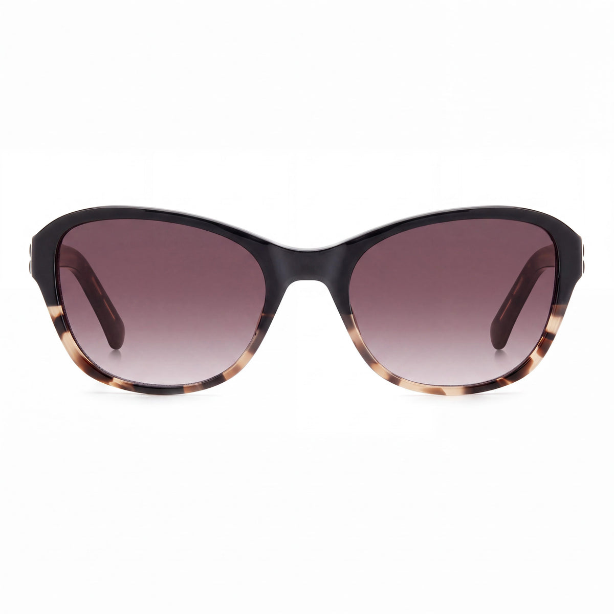 Gafas de sol kate spade new york Golda/G/S para mujer de ECO ACETATO en color negro sombreado, habano y rosa de doble tono, 56 mm, Photo 2