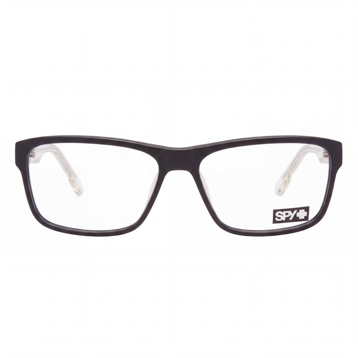 Montura de acetato unisex SPY BRODY 58, negro mate/cristal brillante con lentes de demostración de 58 mm, Photo 2