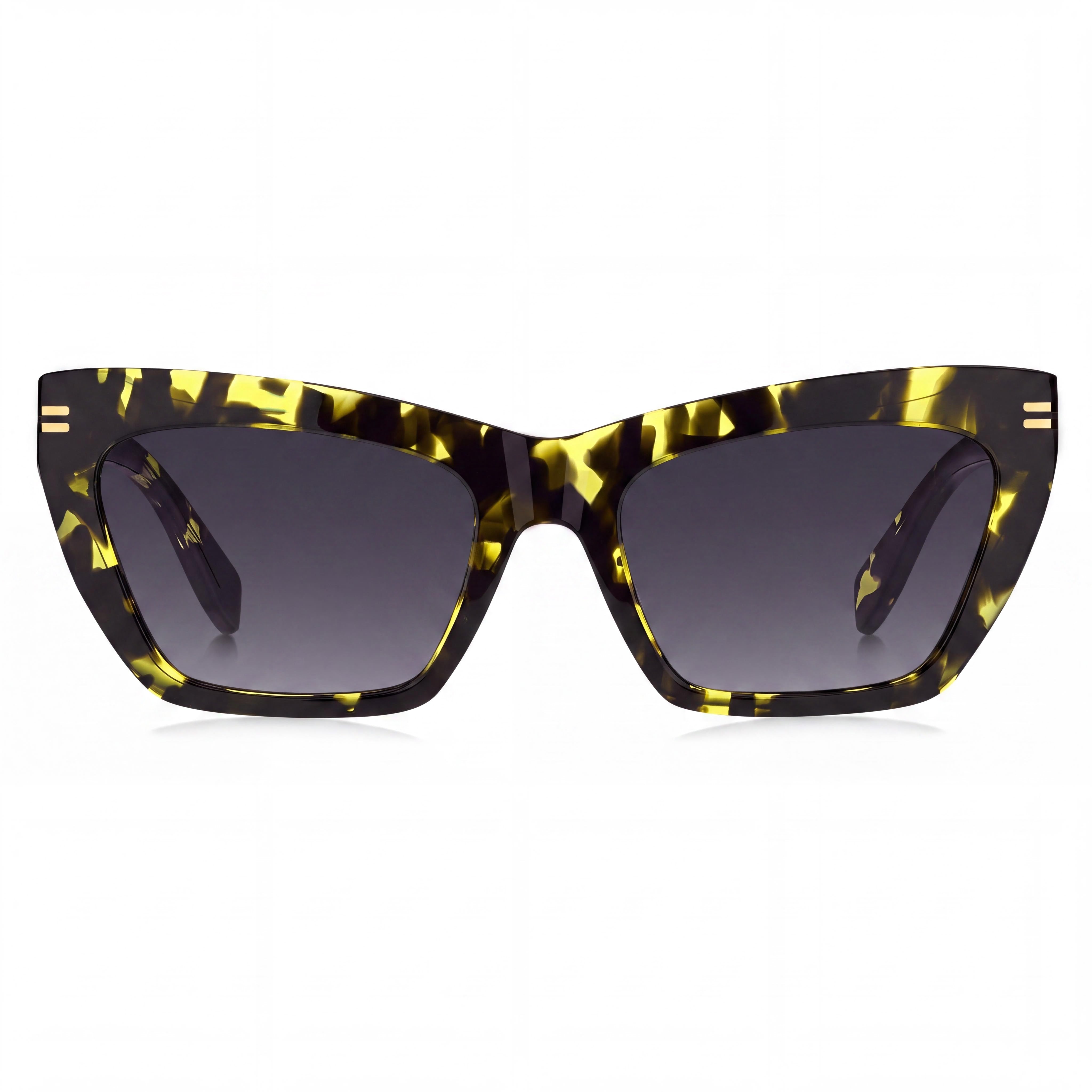 Marc Jacobs Mj 1112/S Women's Black Crystal Acetate Sunglasses, Dark Grey Shaded Polycarbonate Lenses, UV Protection 54mm, Photo 2