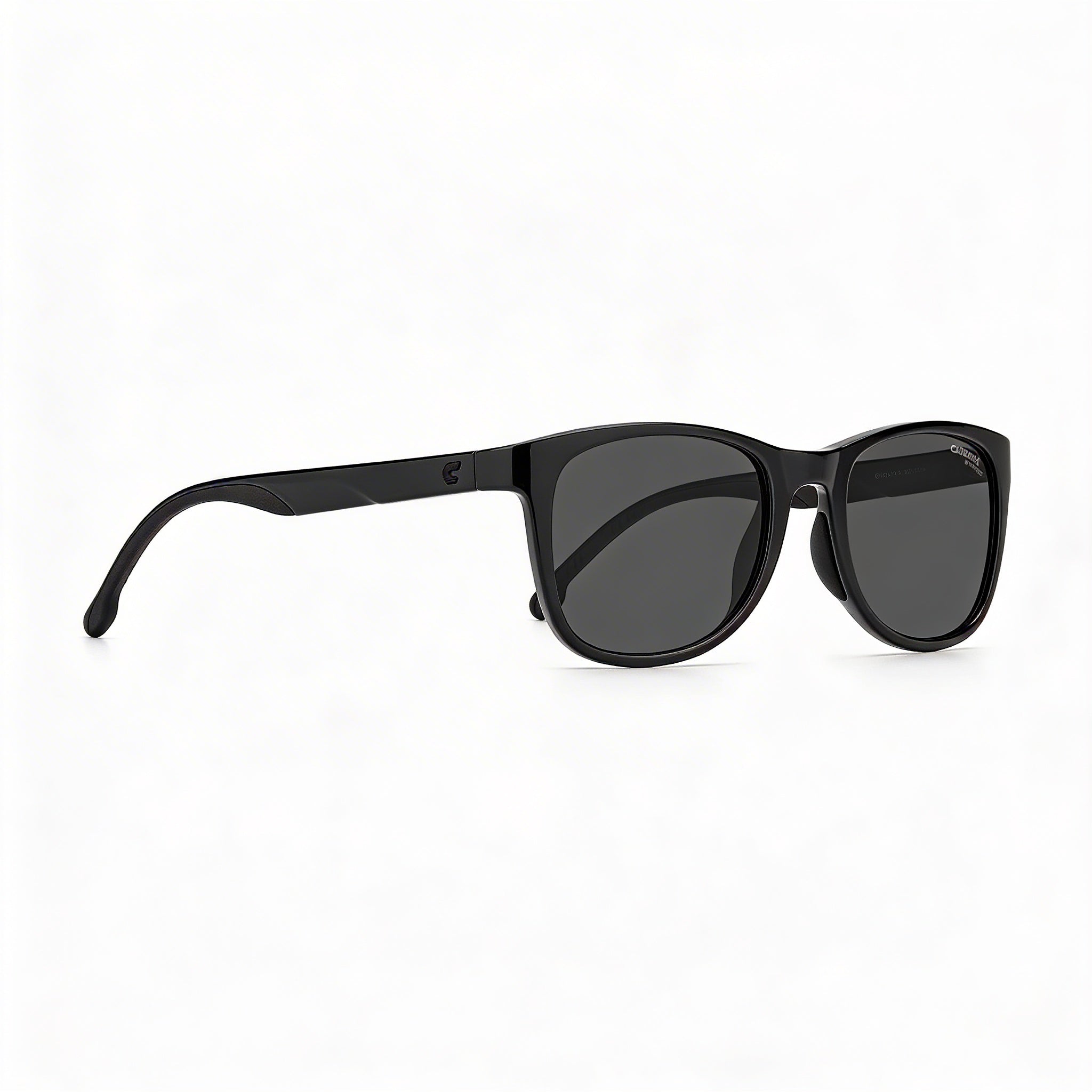 Carrera 8054/S Unisex Sunglasses featuring Black Polyamide Frame and Black Polycarbonate Lenses - Size 52-21-145mm, Photo 3