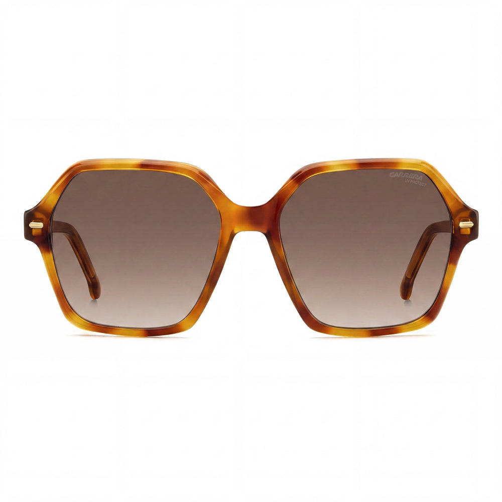 Carrera Classic 20682408656HA Women's Havana Plastic Polycarbonate Brown Shaded UV Protection Sunglasses 56mm