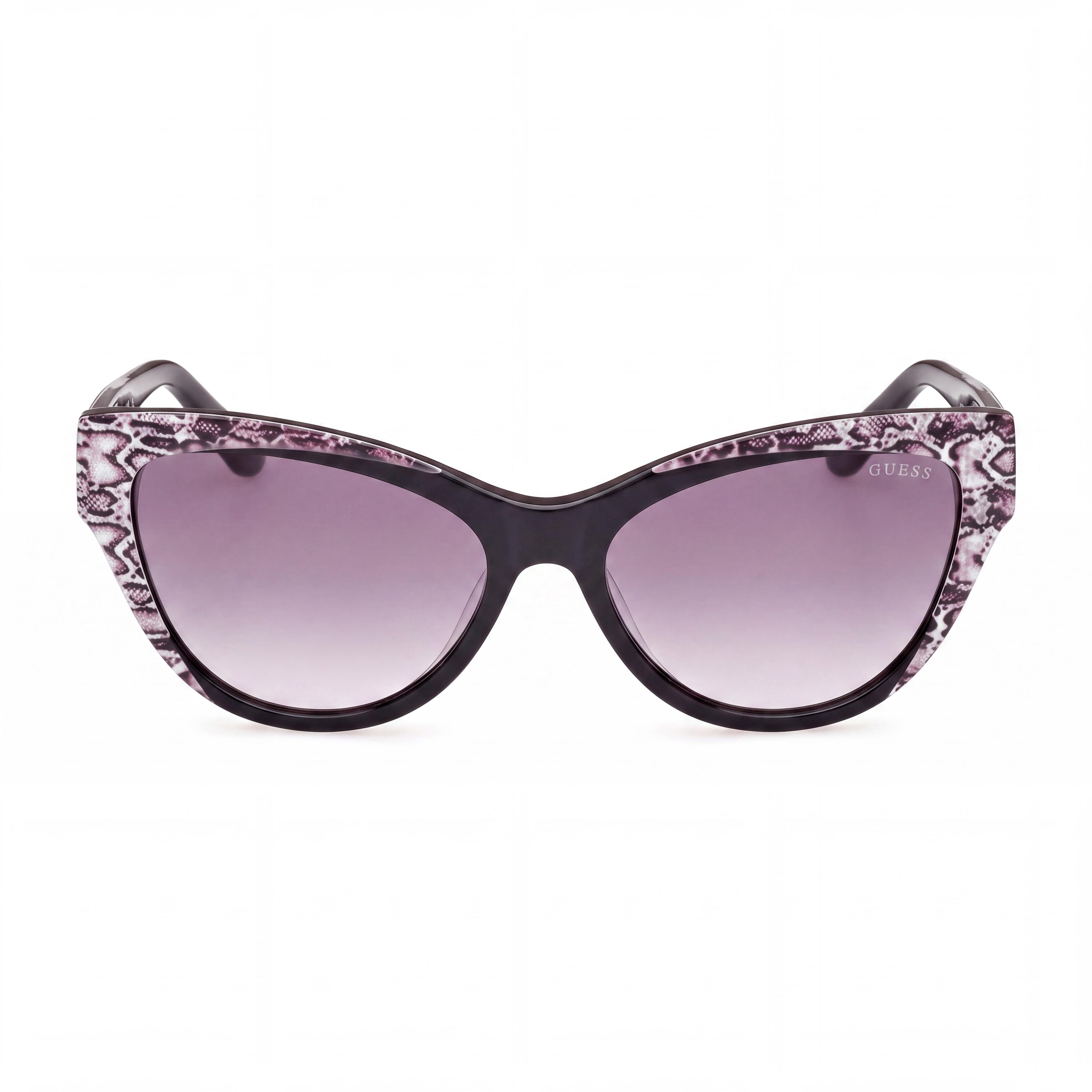 GUESS Modern Men's Acetate Sunglasses Shiny Black Gradient Smoke Lenses UV 400 (56-17-140), Photo 2