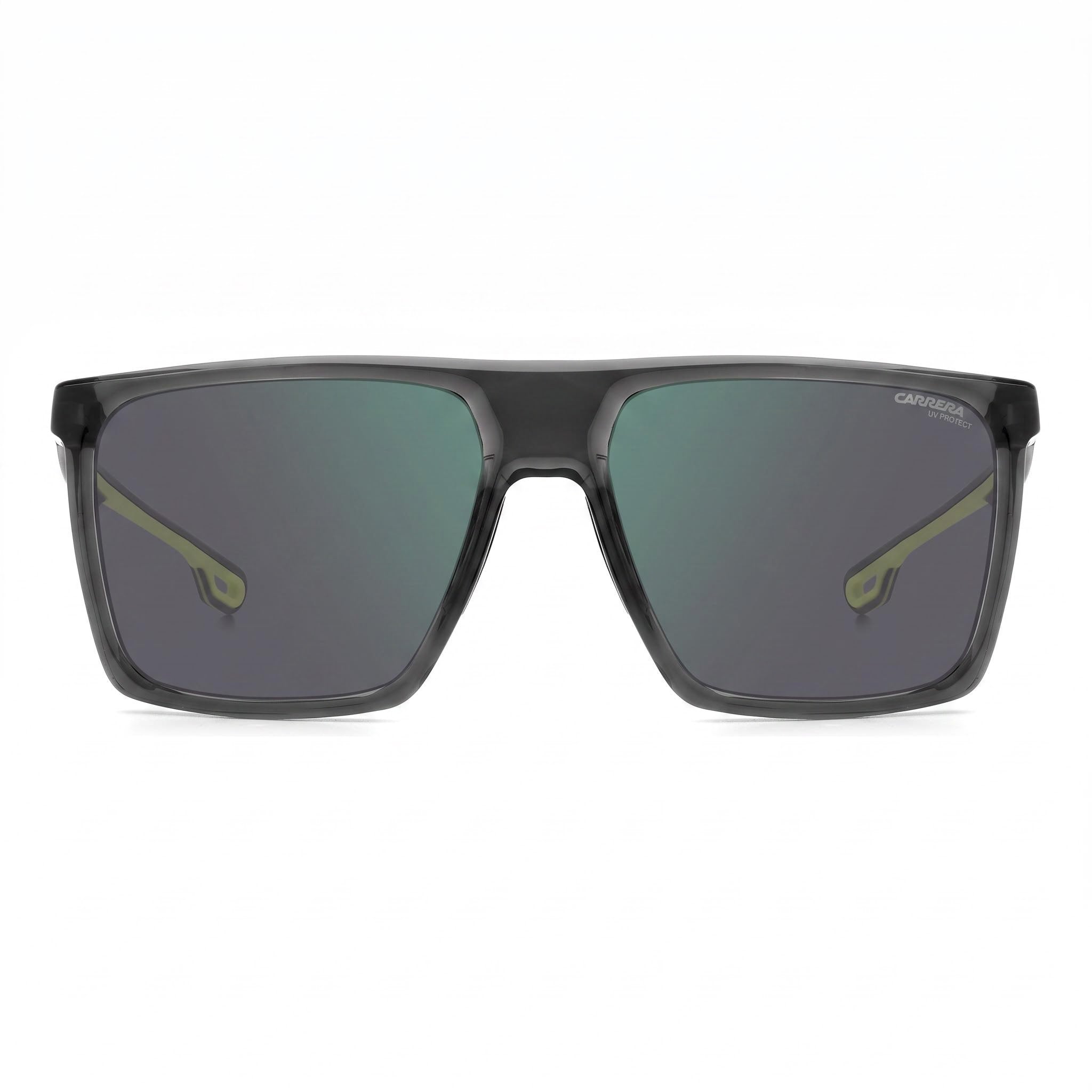 Carrera CASUAL Gafas de sol de poliamida ecológica UV 400 no polarizadas para mujer, Gris Amarillo Fluo, 58mm, Photo 2
