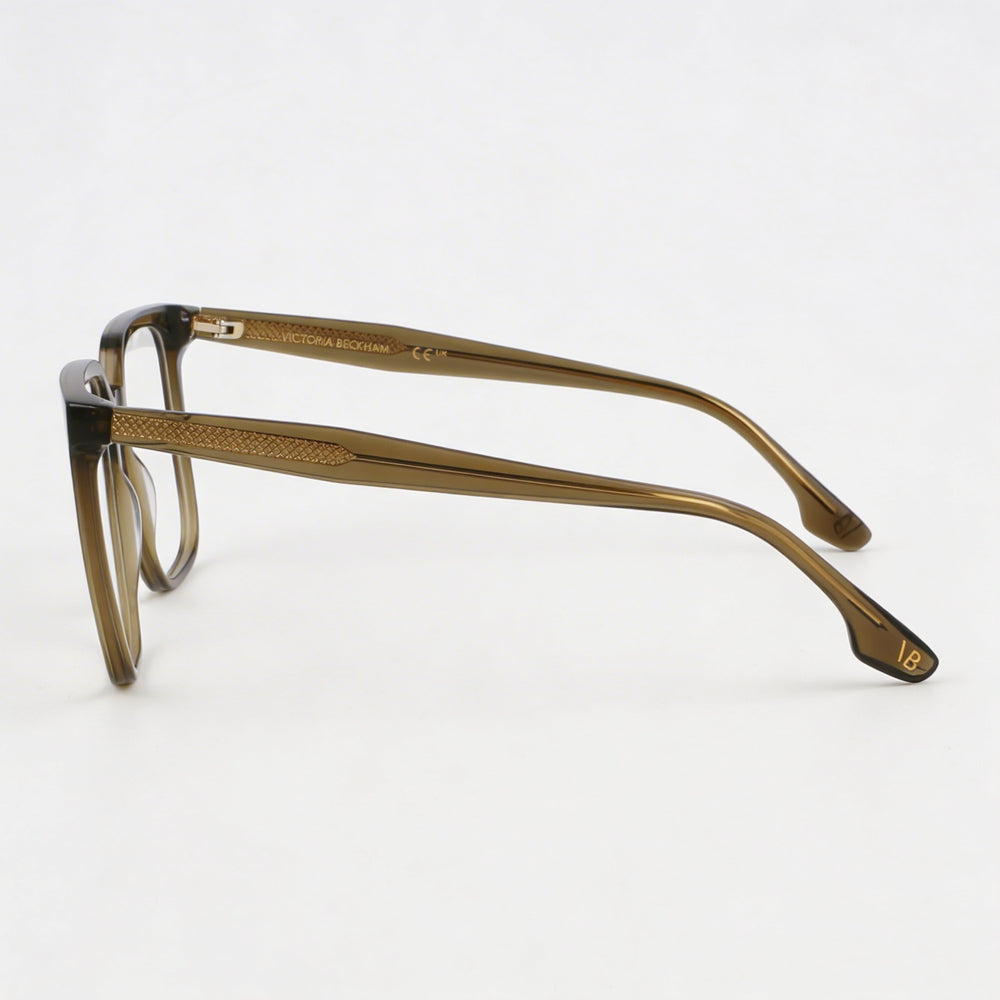 Victoria Beckham Vb2673 Women's Khaki Prescription Ready Optical Eyeglasses Frames for Corrective Lenses 54mm