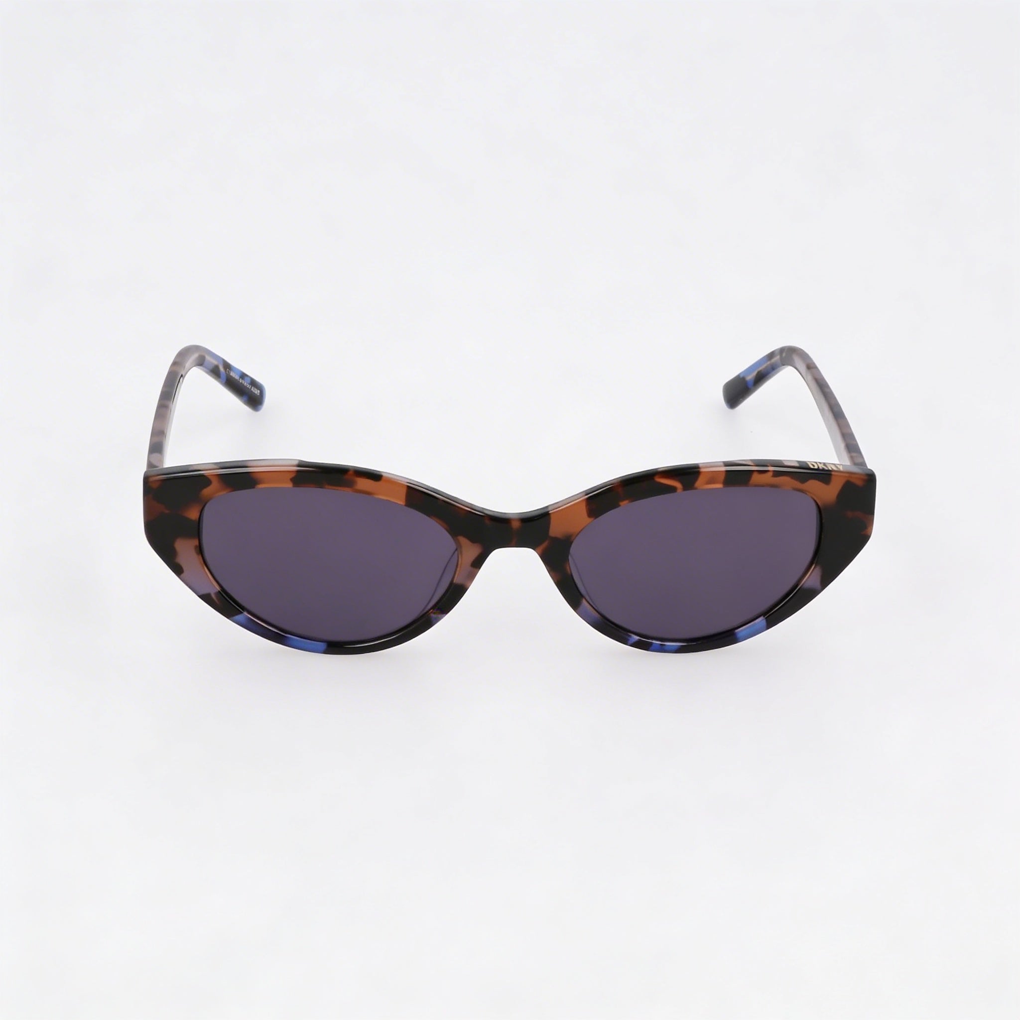 DKNY Classic Women's UV Protective Eyeglasses, Mocha Blue Tort Gradient Stainless Steel Frame, Size 51, Photo 3