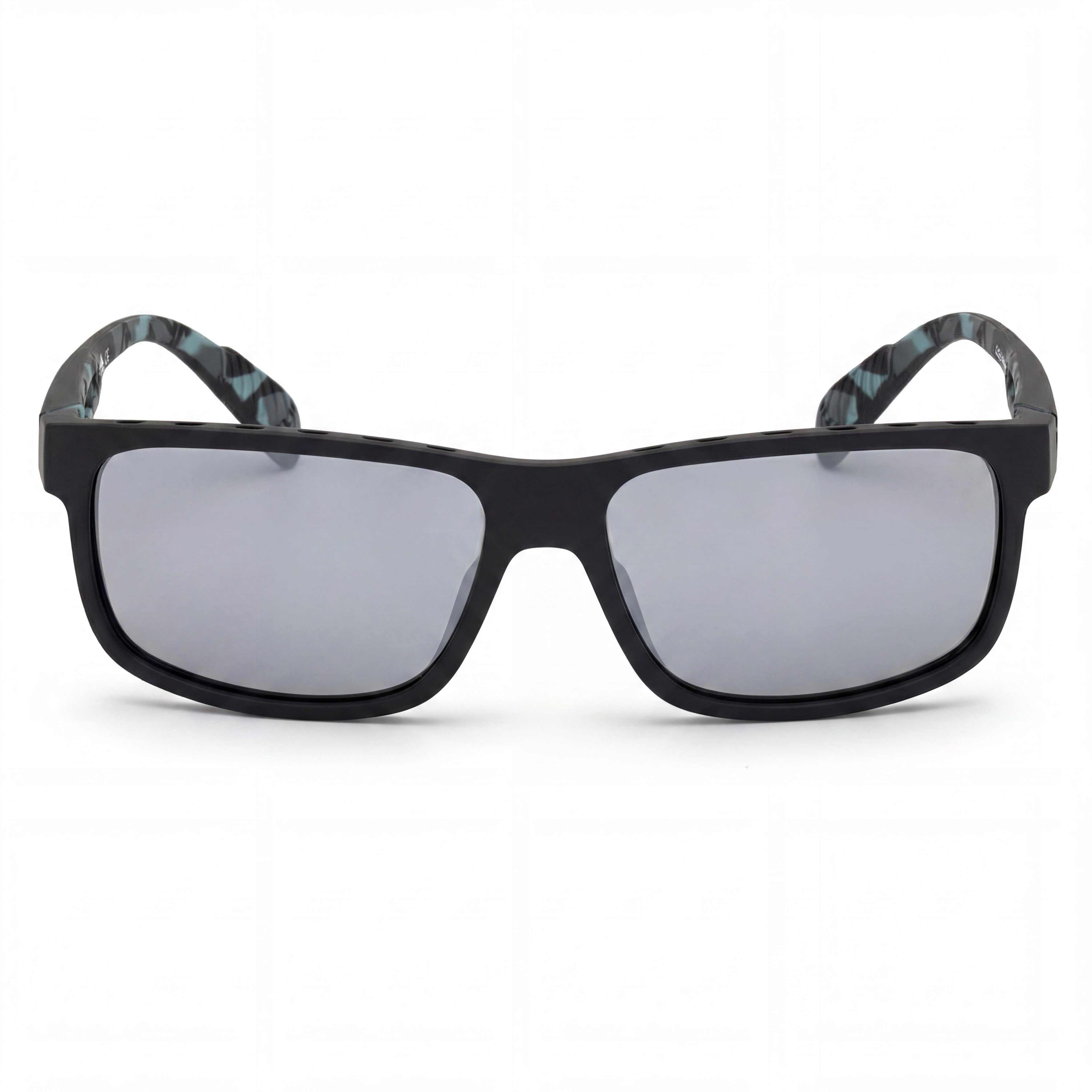 Adidas contemporary Men's Matt Black Grey Composite Non-Polarized UV Protection Sunglasses Smoke Mirror 51-15-140, Photo 2