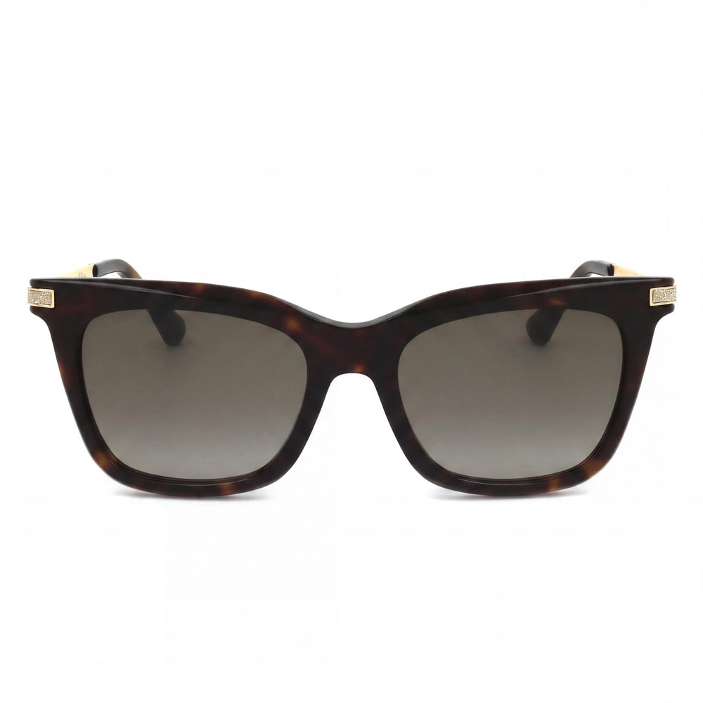 Jimmy Choo OLYES-0086-HA Havana Square Sunglasses for Women, 52mm