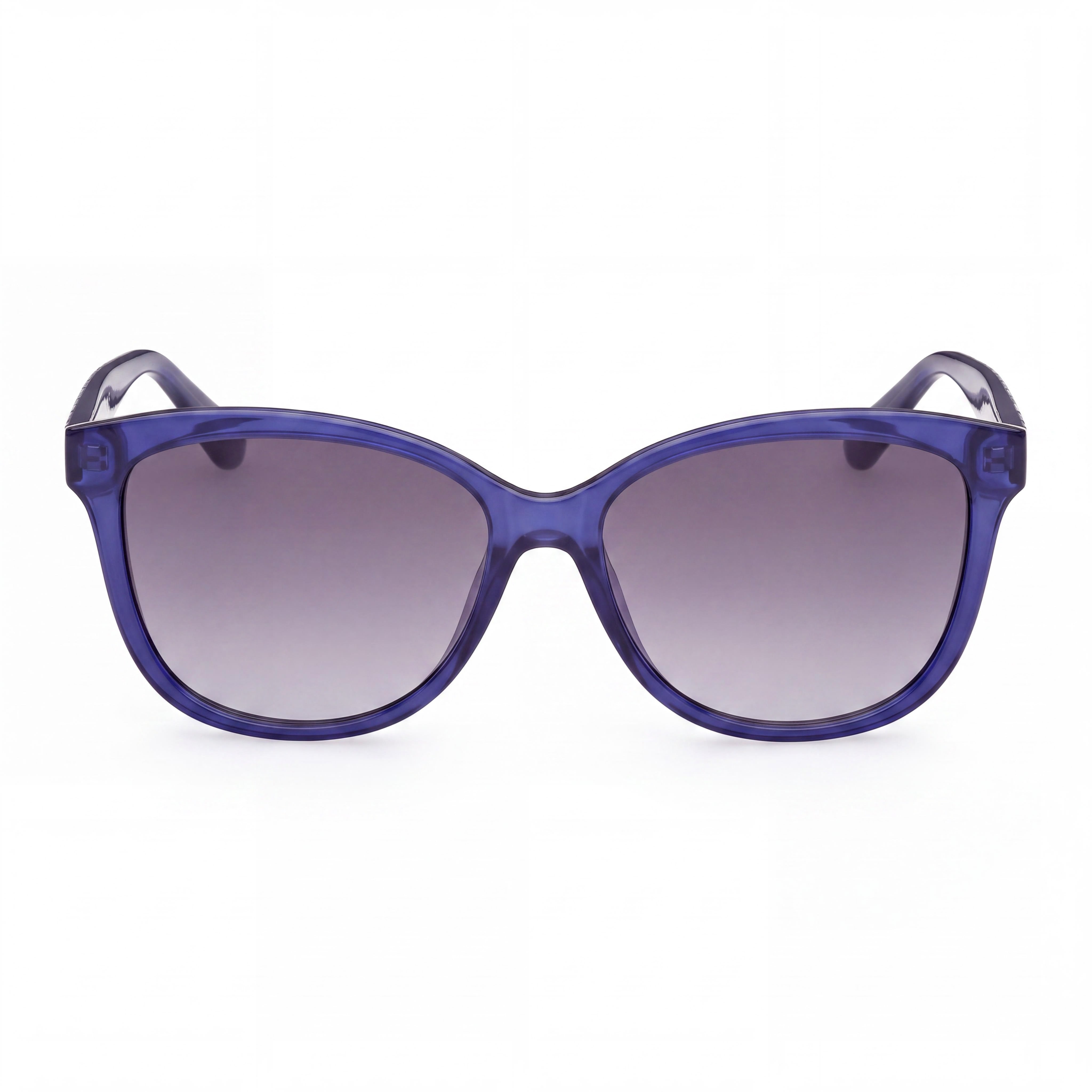 GUESS Gu782890b Women's Blue Plastic Frame Grey Non-Polarized UV Protected Sunglasses 56-15-140, Photo 2