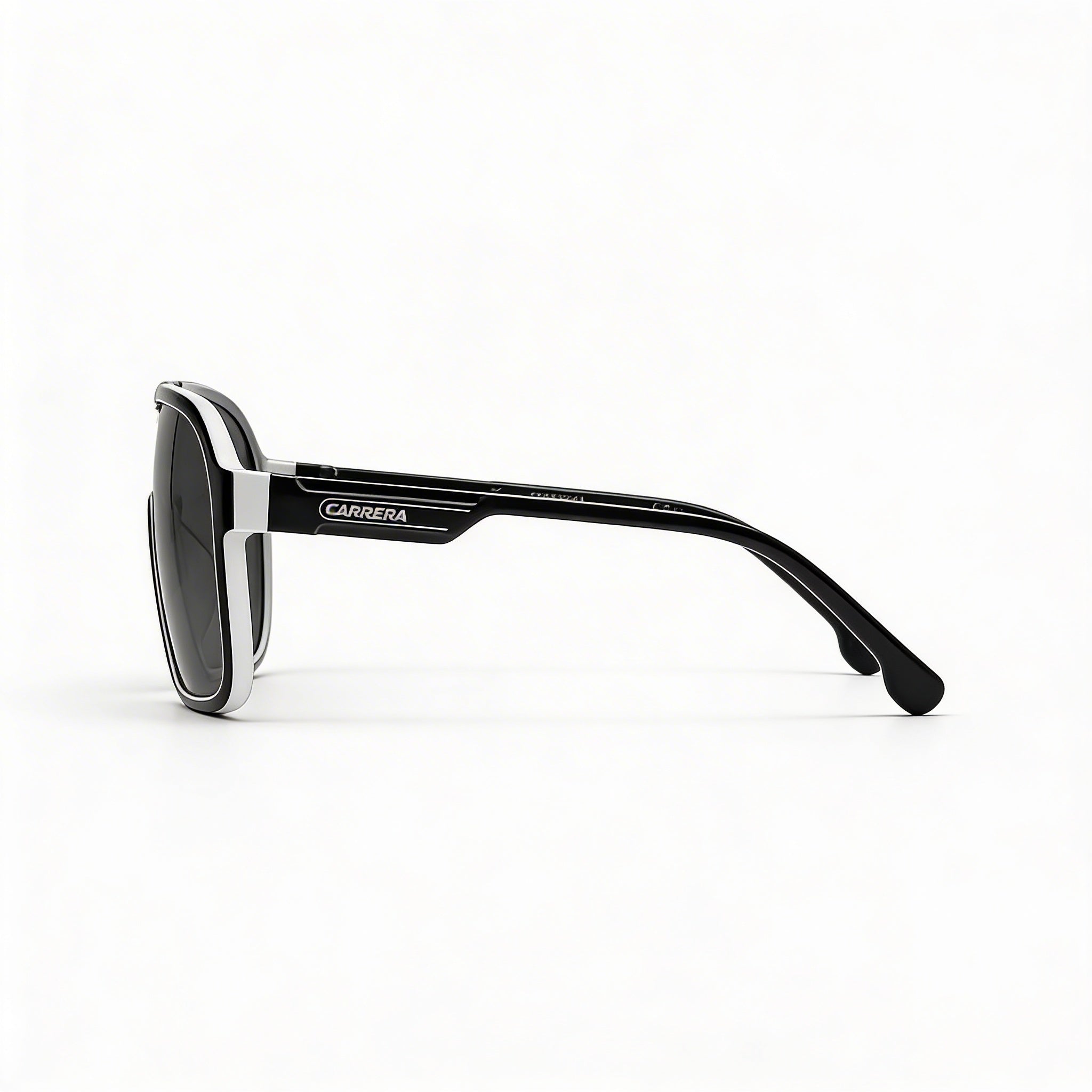 Gafas de sol Carrera 1046/S unisex con montura de poliamida inyectada, protección UV, blanco y negro, 99 mm, Photo 2