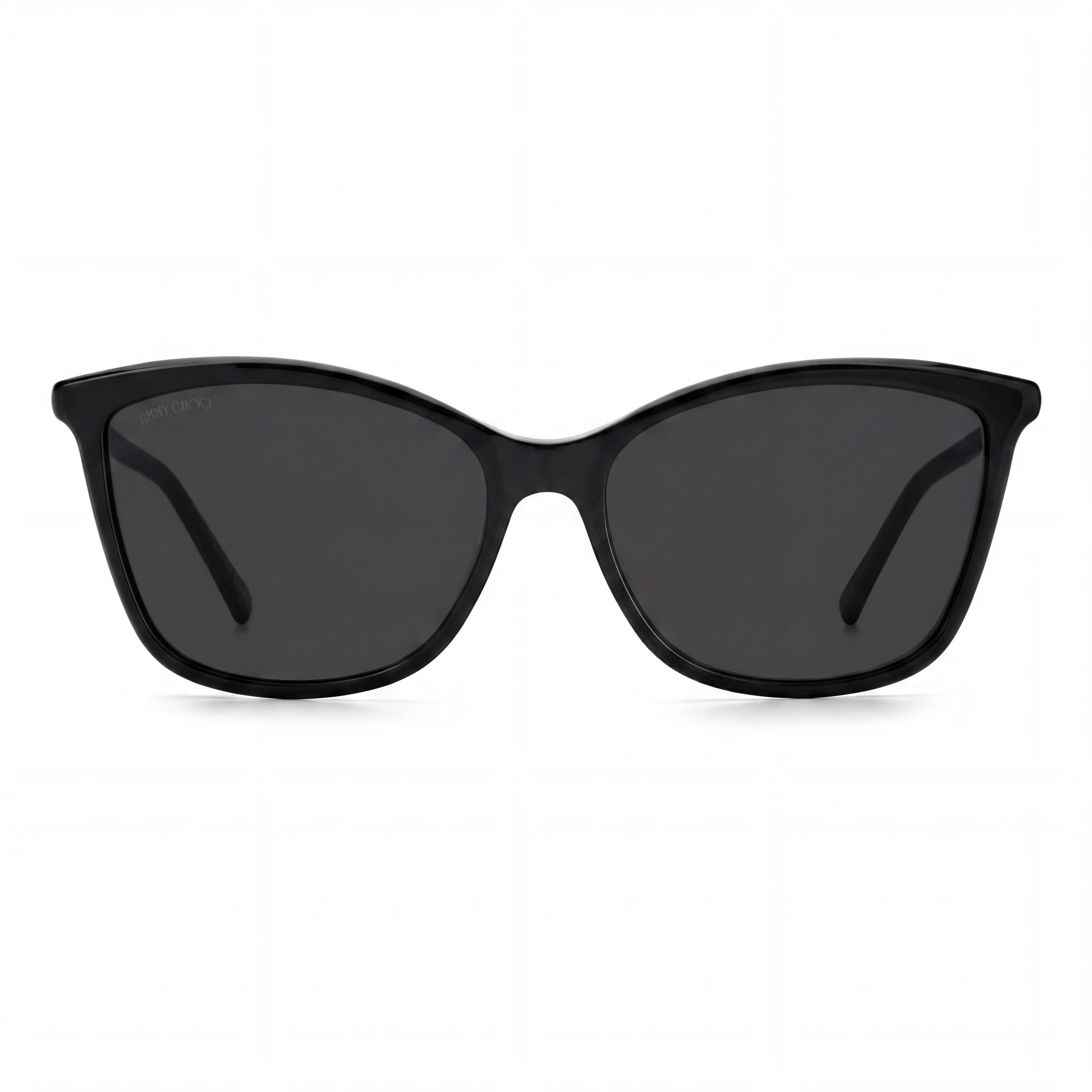 Gafas de sol informales JIMMY CHOO para mujer, montura de acetato negro, lentes negras con protección UV de 56 mm, Photo 2