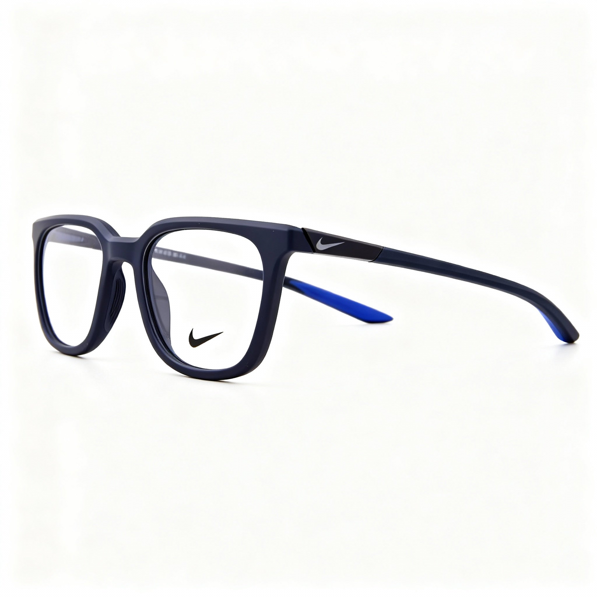 Gafas graduadas Nike 7290 Modern Unisex, montura completa de plástico, azul marino mate, 52-20-140, Photo 1