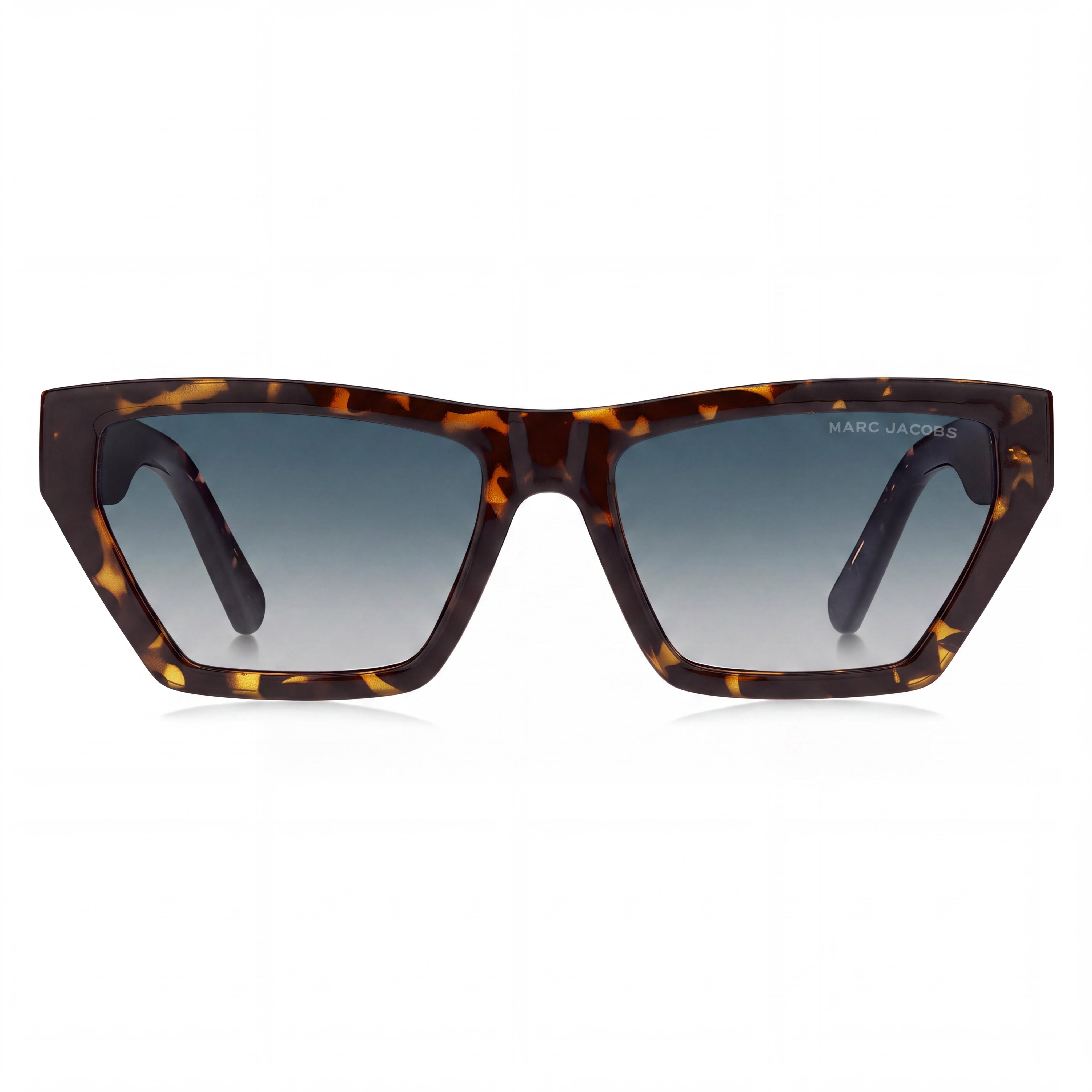 Gafas de sol Marc Jacobs MARC 657/S clásicas de plástico para mujer, color habana con degradado azul claro y degradado azul oscuro, con protección UV, de 55-17-145 mm, Photo 2