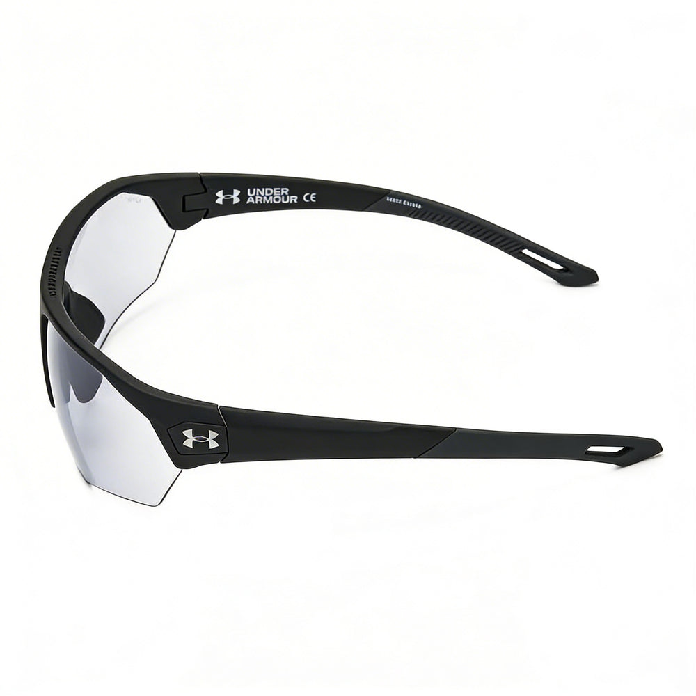 Under Armour Ua Playmaker Unisex Black Gray Plastic Frame Gray Lens UV Protected Sunglasses 72mm
