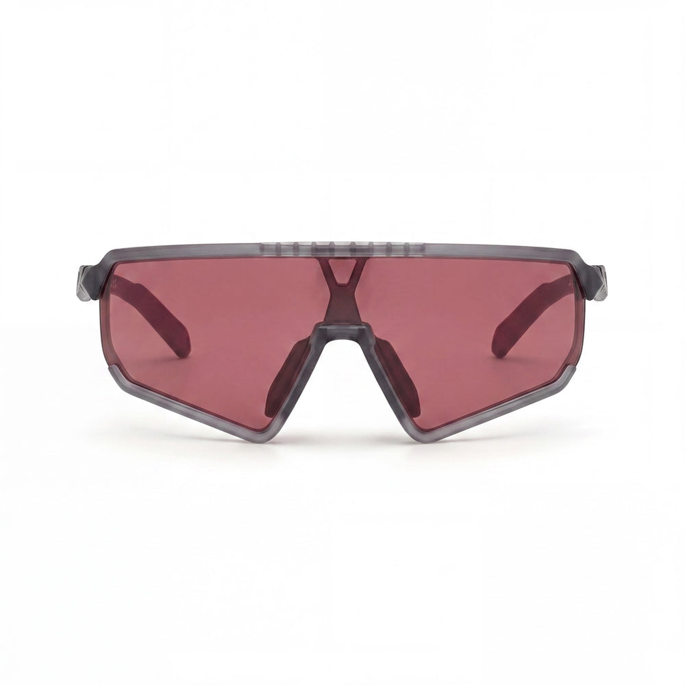 Adidas Contemporaneo Men's Grey Plastic Shield Vinaccia UV Protected Non-Polarized Sunglasses 58mm
