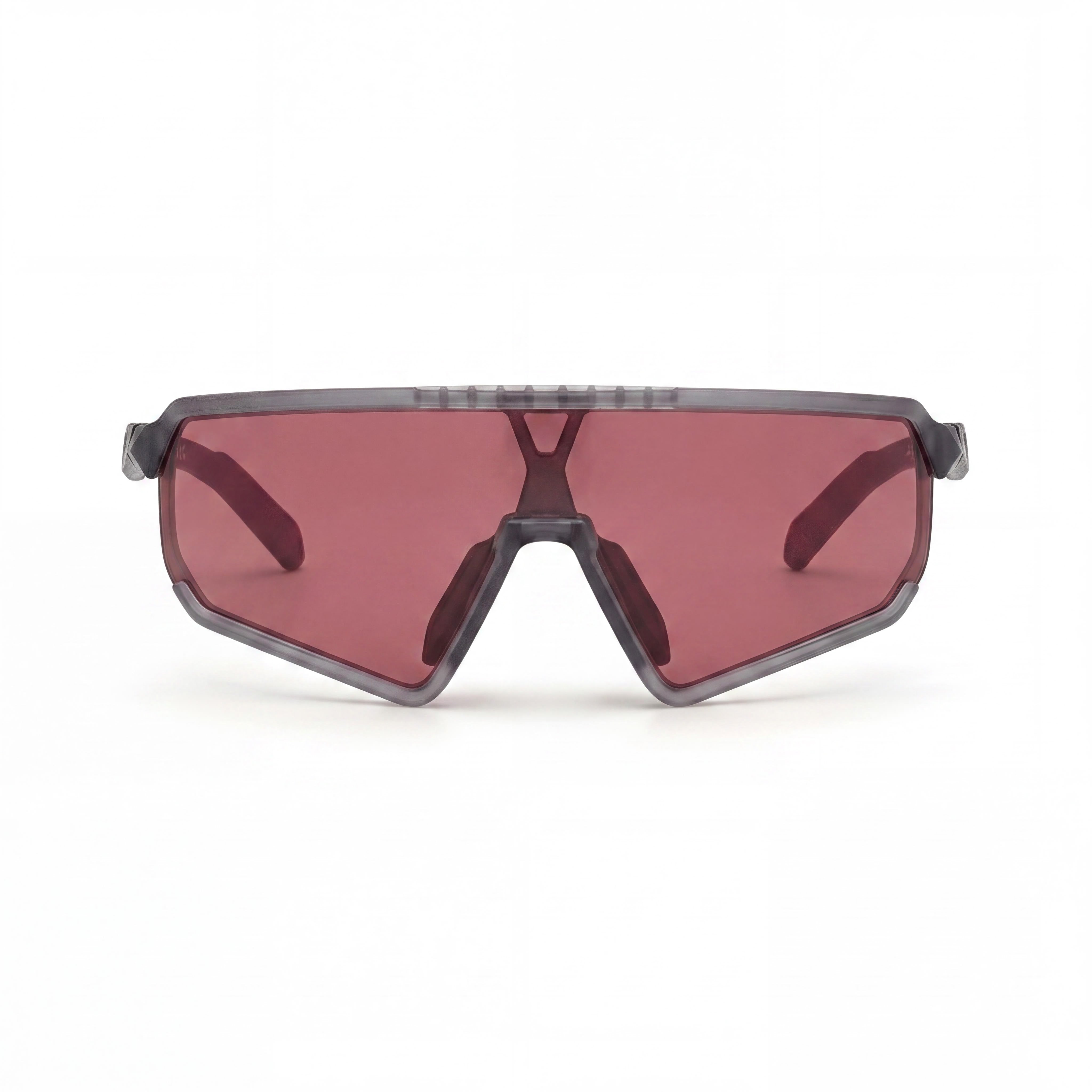Adidas Contemporaneo Men's Grey Plastic Shield Vinaccia UV Protected Non-Polarized Sunglasses 58mm, Photo 2