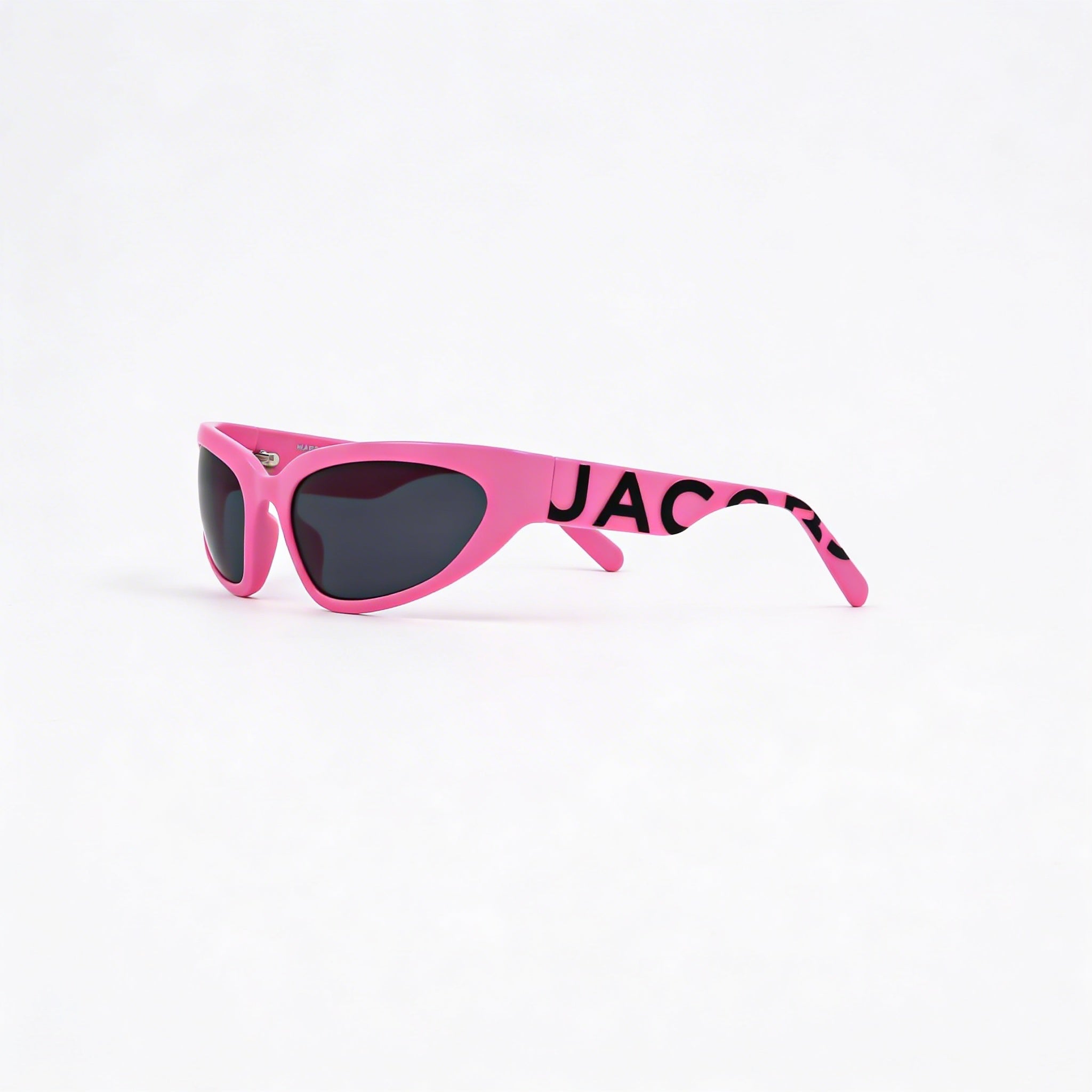 Gafas de sol casuales Marc Jacobs para mujer, propionato de celulosa negro fucsia, lentes grises, 61-20-125, Photo 3
