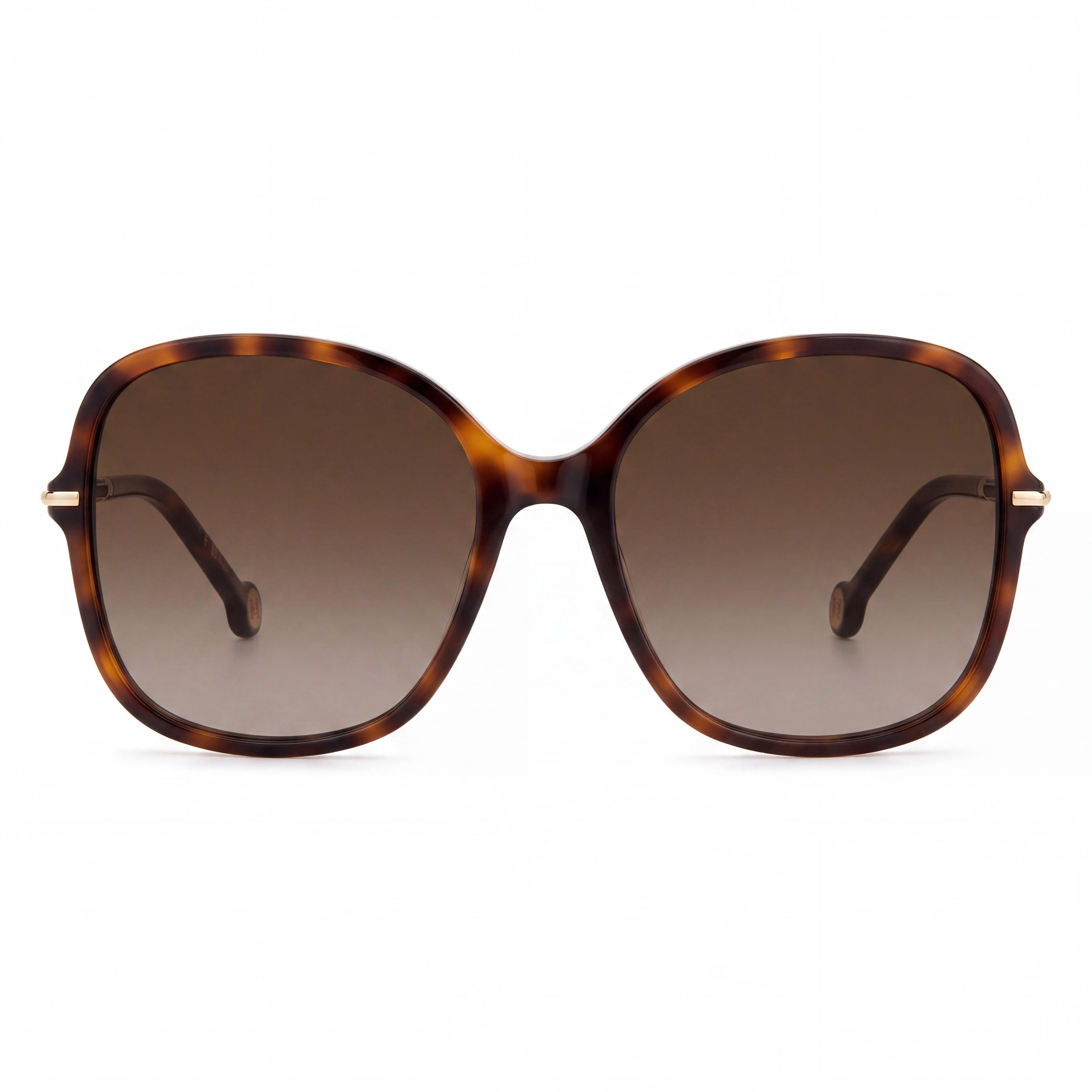 CAROLINA HERRERA Casual Style Women's Multicolour Acetate Frame Brown Shaded Non-Polarized Sunglasses, Photo 2