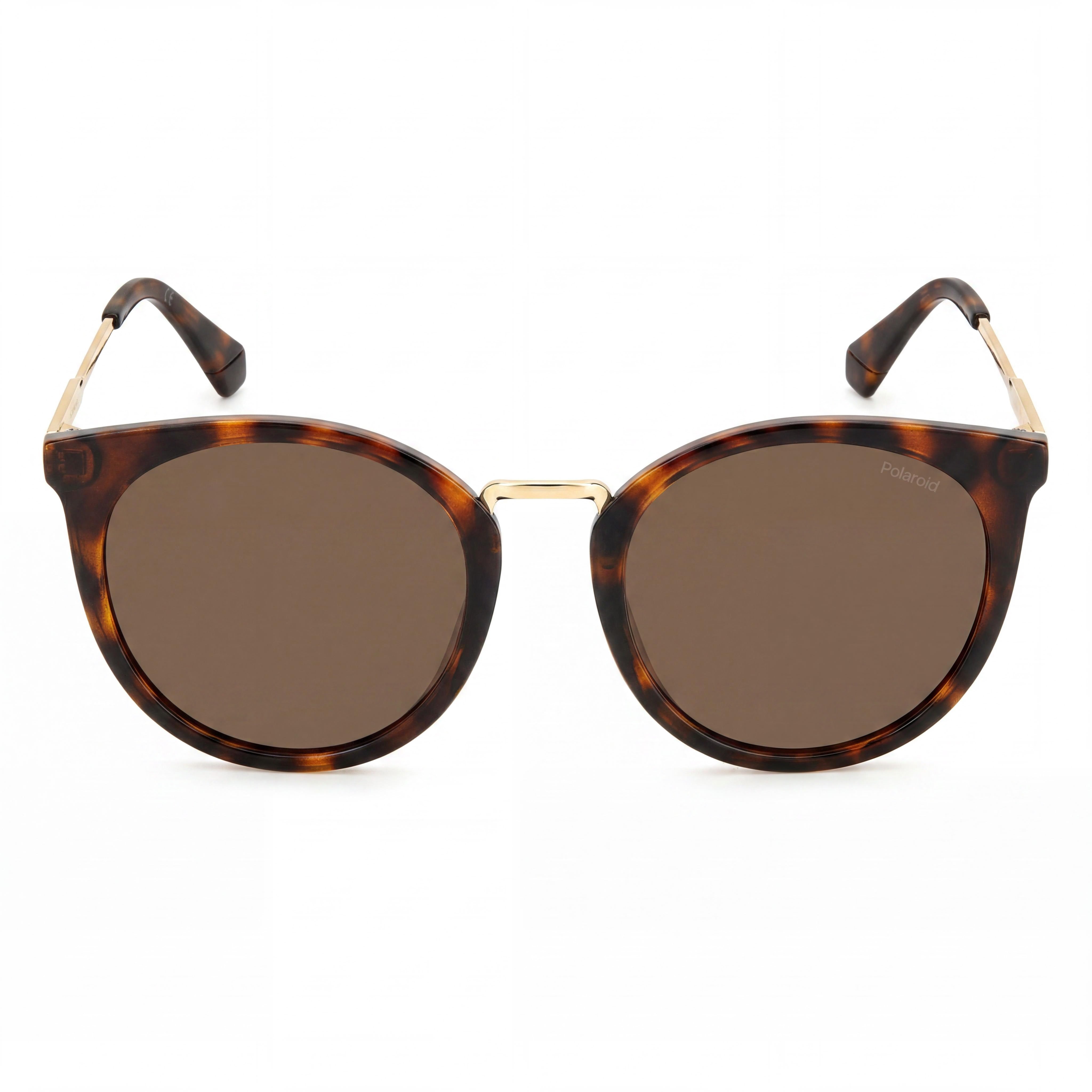 Polaroid Eyewear Contemporary Women's Cat Eye Polycarbonate Havana Frame Bronze Polarized Sunglasses 53-21-145, Photo 2