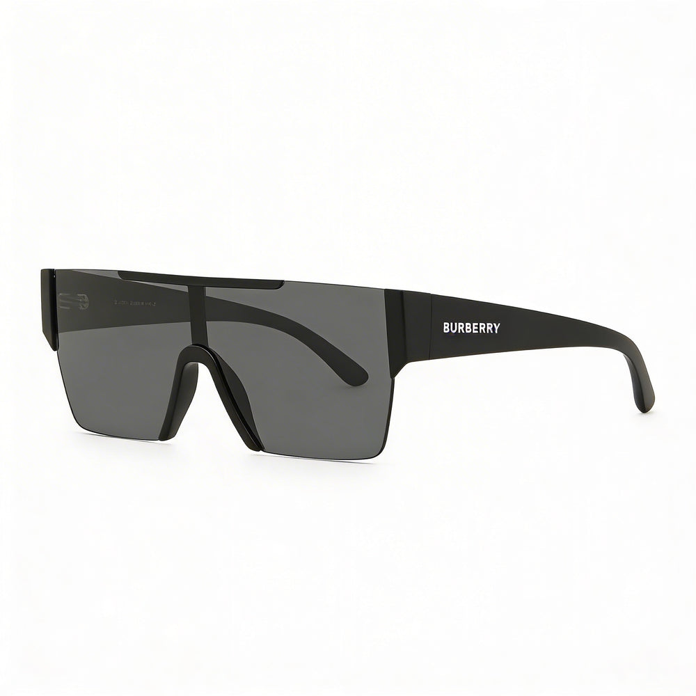 BURBERRY be 4291 Unisex Matte Black Plastic Gray Non-Polarized UV Protection Sunglasses 38mm