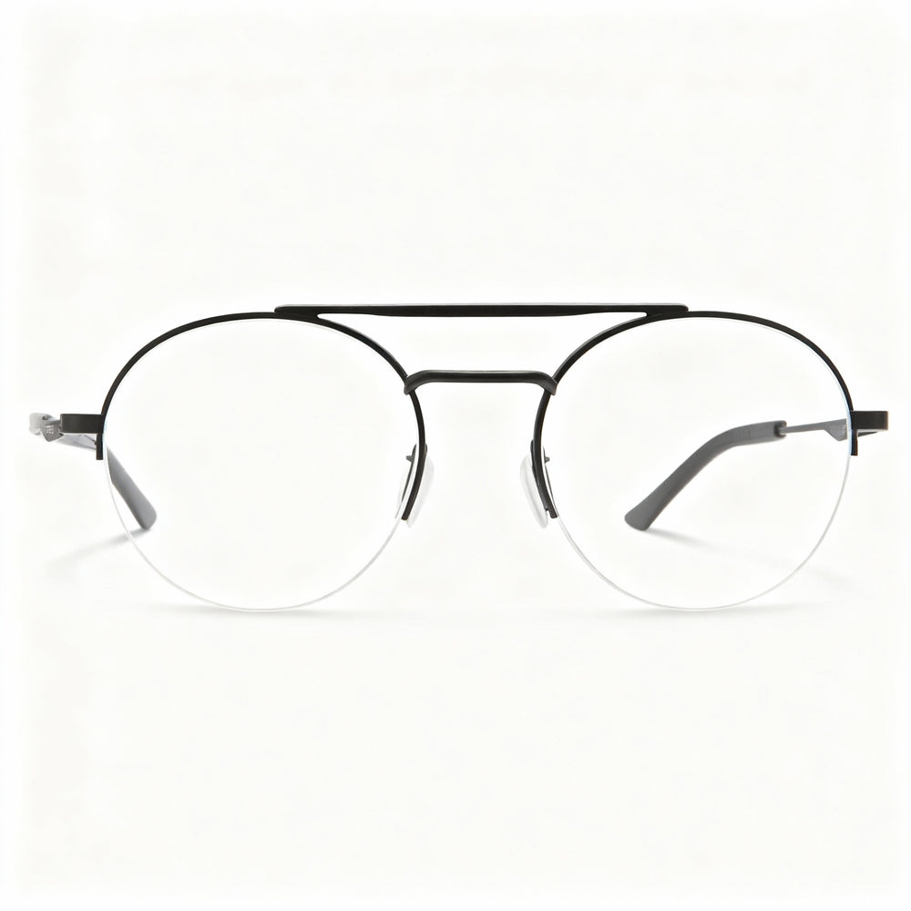 SMITH Smith Porter Unisex Prescription Eyeglasses Frames Metal Matte Black 52mm Lens 20mm Bridge 140mm Temple