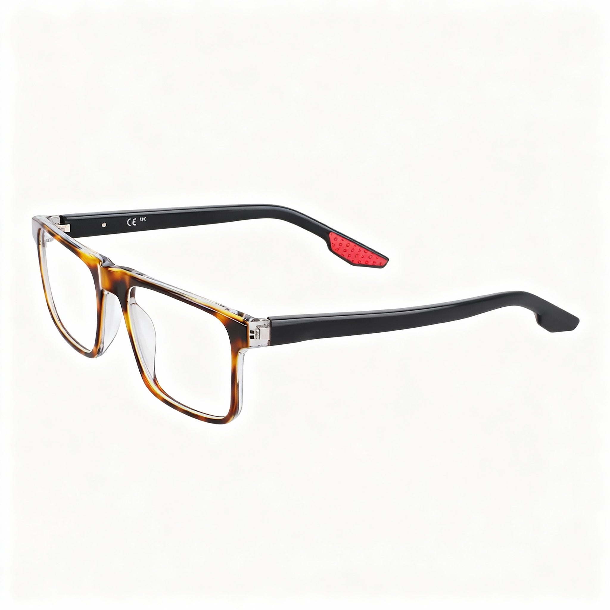 Nike Modern 7161 Unisex Acetate Frame Eyewear, Tortoise Crystal Smoke Non Polarized Lenses, 54mm, Photo 3