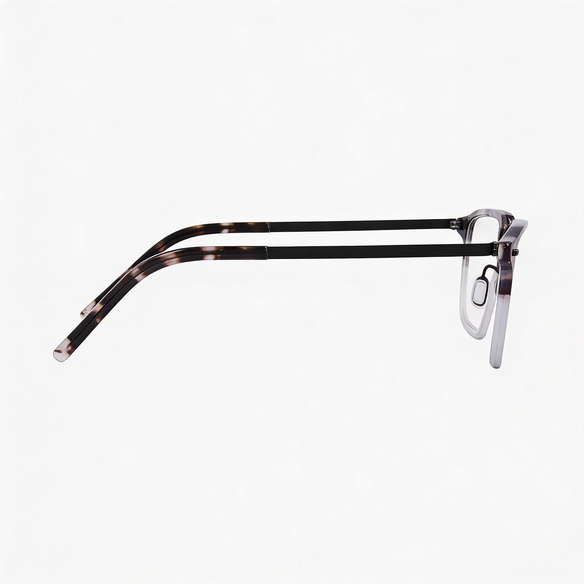 Flexon B2037 Women's Shiny Olive Tortoise Metal Frame Eyewear 55mm Lens Width, Photo 2