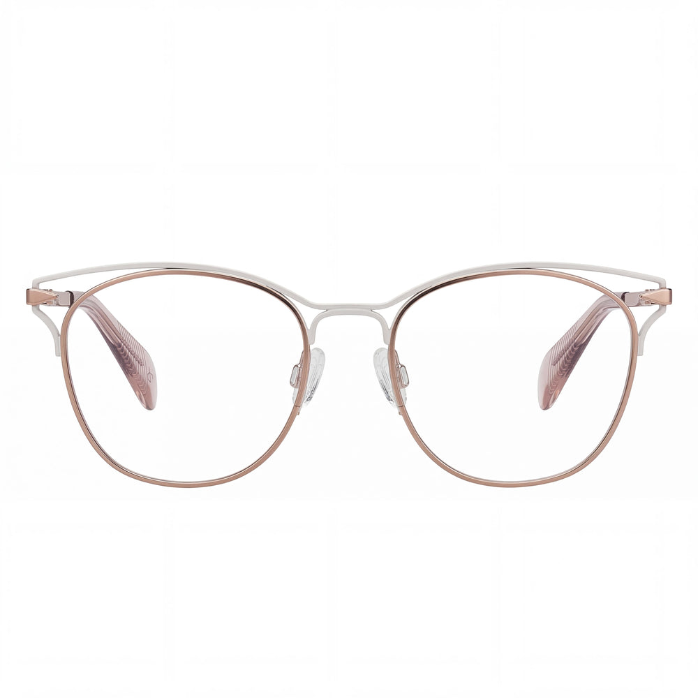Rag & Bone Rnb3019 Women's Gold Cream Alloy Steel UV Protective Non- Eyewear 51mm
