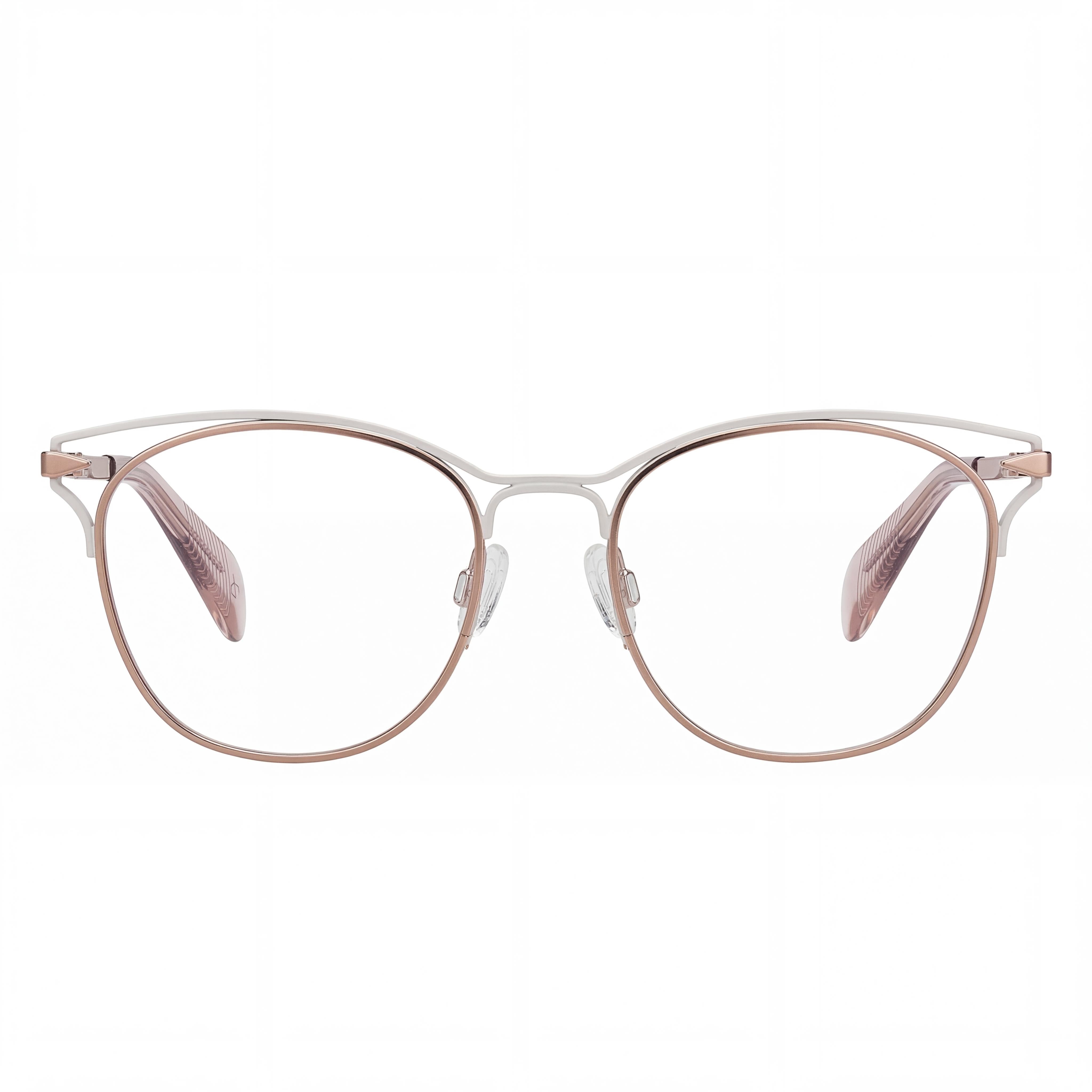 Rag & Bone Rnb3019 Women's Gold Cream Alloy Steel UV Protective Non- Eyewear 51mm, Photo 2