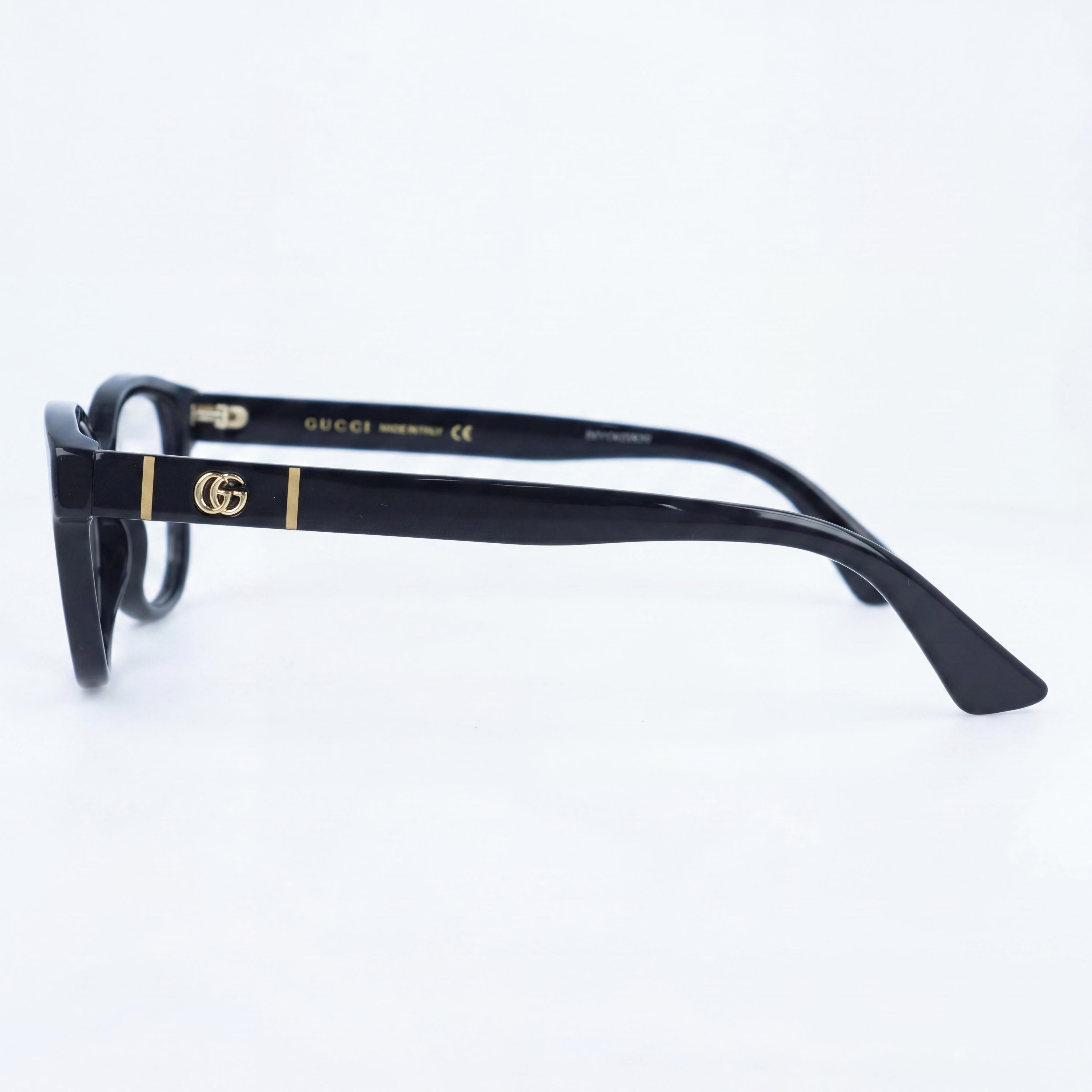 Gucci GG1115O Women's Shiny Black Plastic Eyeglasses 53mm, Photo 3
