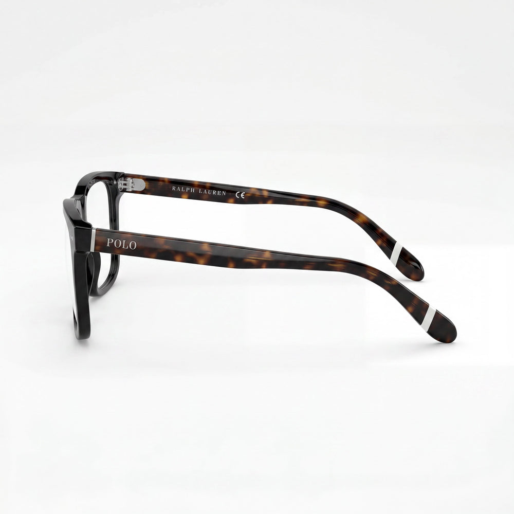 POLO RALPH LAUREN Ph2270u Universal Fit Women's Acetate Rectangular Shiny Black Eyeglass Frames 56mm