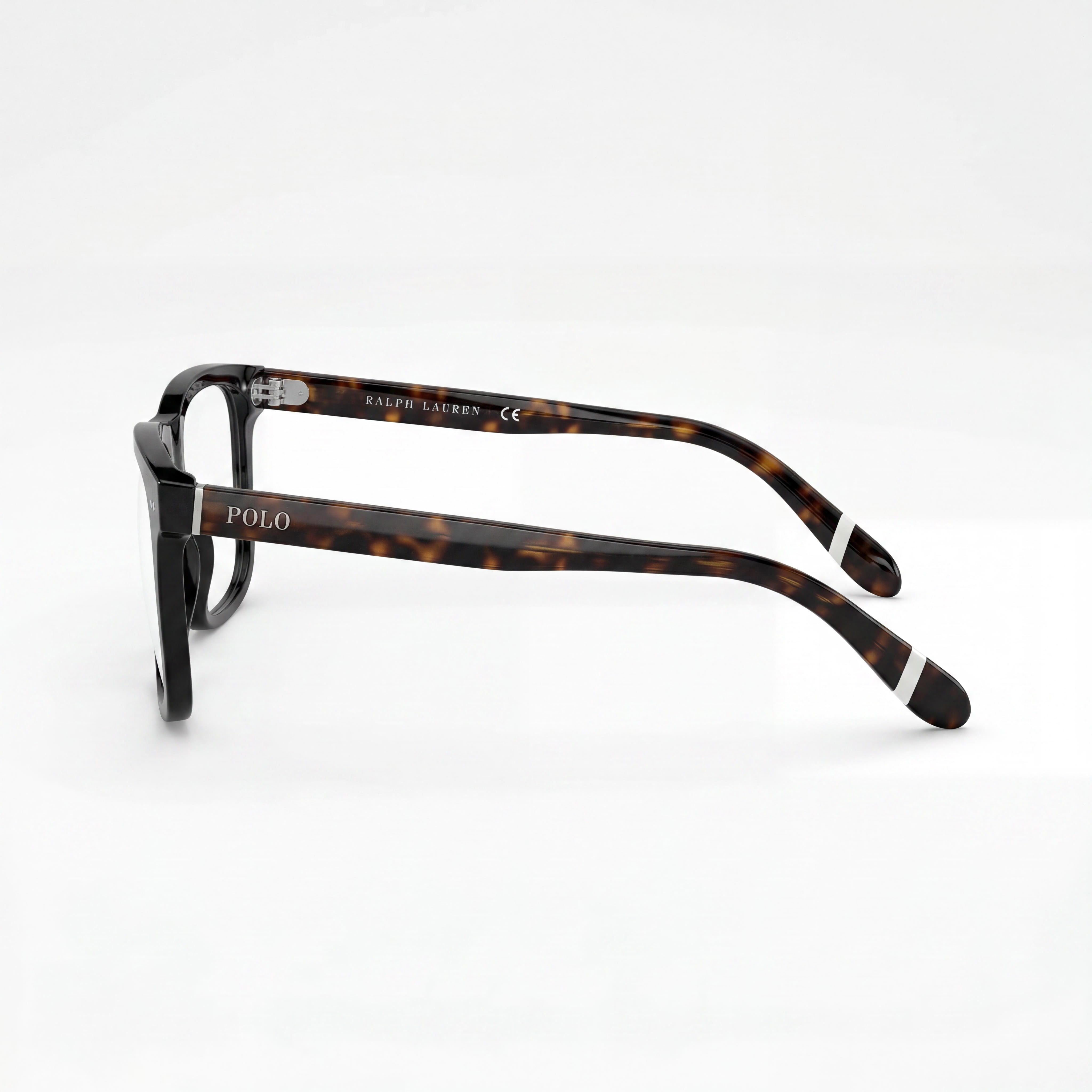 POLO RALPH LAUREN Ph2270u Universal Fit Women's Acetate Rectangular Shiny Black Eyeglass Frames 56mm, Photo 2