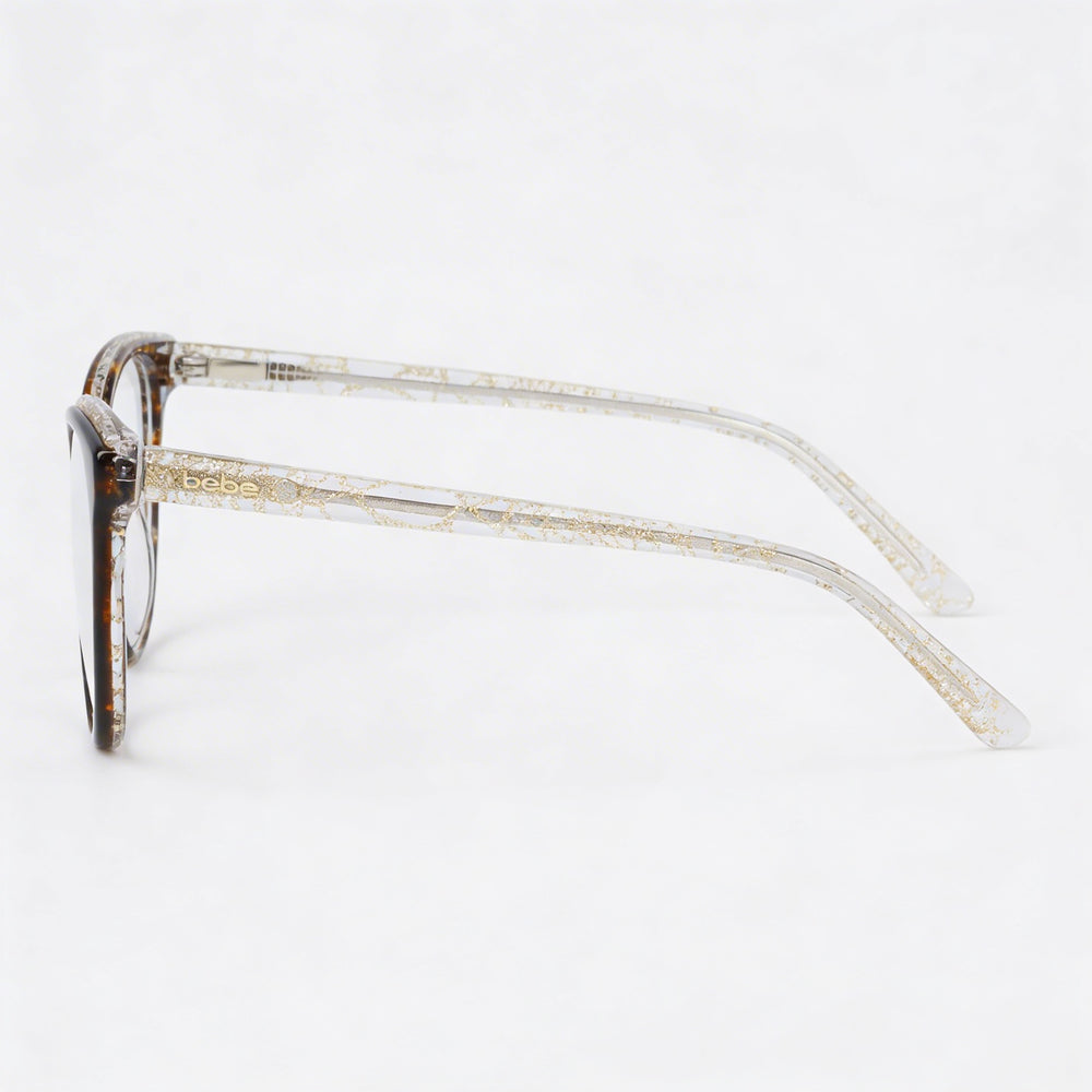 bebe Bb5189 Men's Tortoiseshell Metal Eyeglass Frames, 55mm Lens Width, 17mm Bridge, 135mm Temple Length