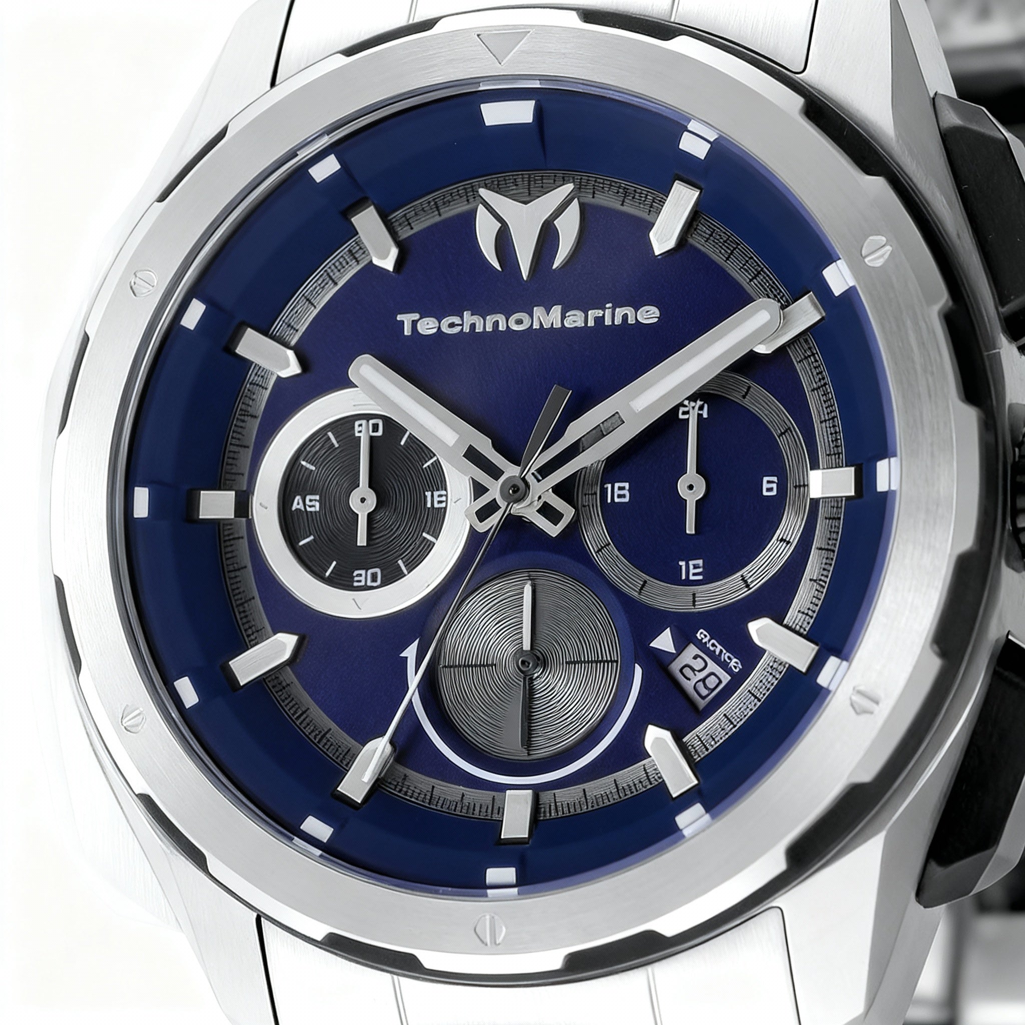 TechnoMarine OCEAN - NOMAD TM-318090 Men's Chronograph Stainless Steel Watch 43mm Blue Dial, Photo 3