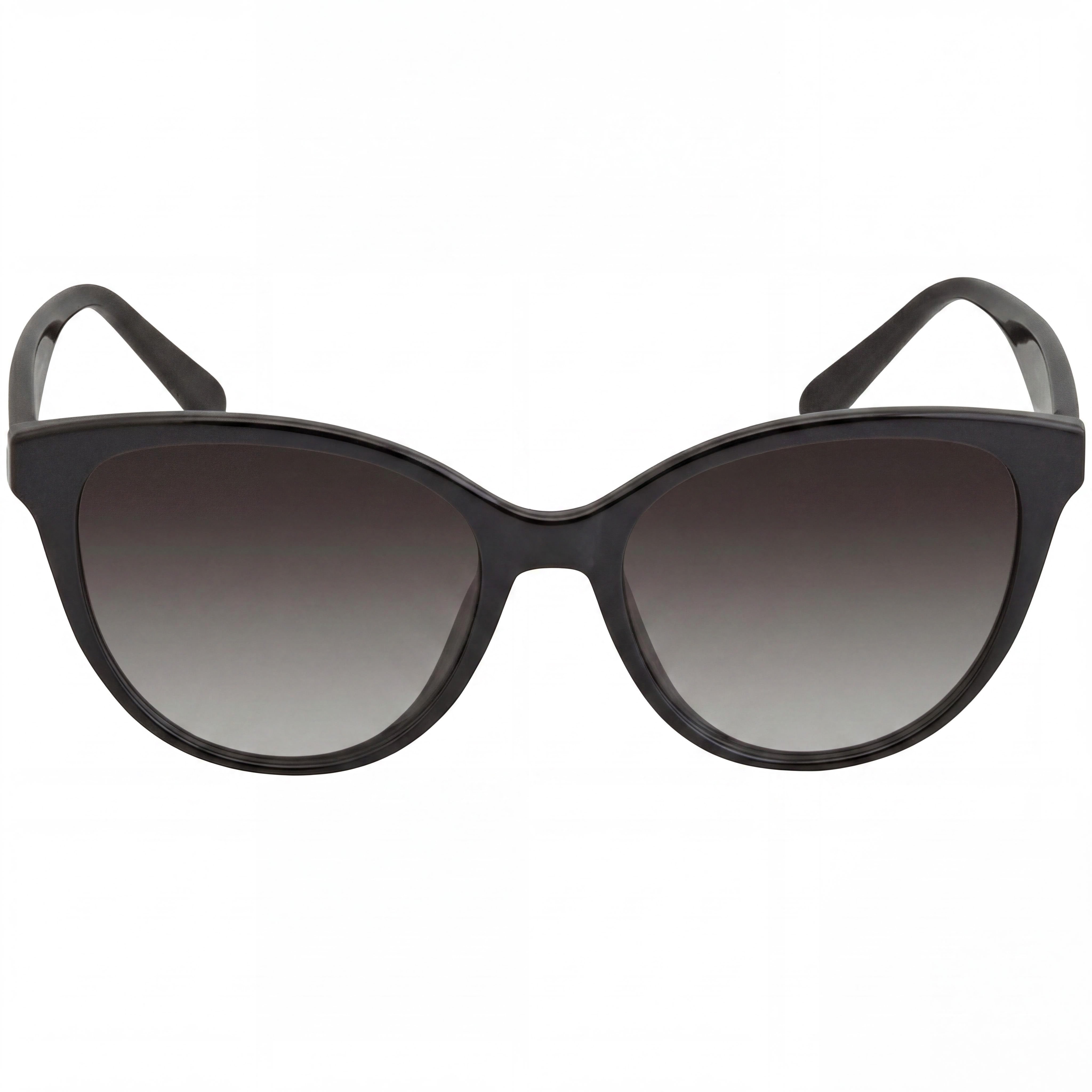 Ferragamo SF1073S Women's Black Plastic Cat Eye Sunglasses 54mm Grey Gradient Lenses UV Protection, Photo 2