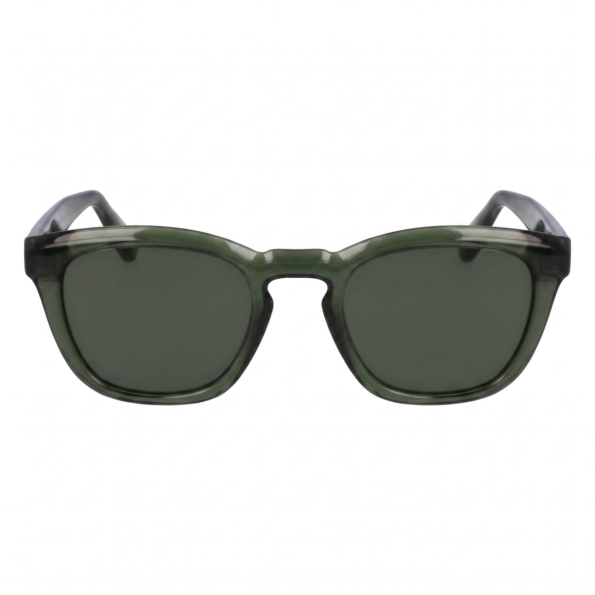 Ferragamo Sf2040se Men's Transparent Khaki Acetate Rectangle UV 400 Non-Polarized Sunglasses 50-21-145, Photo 2
