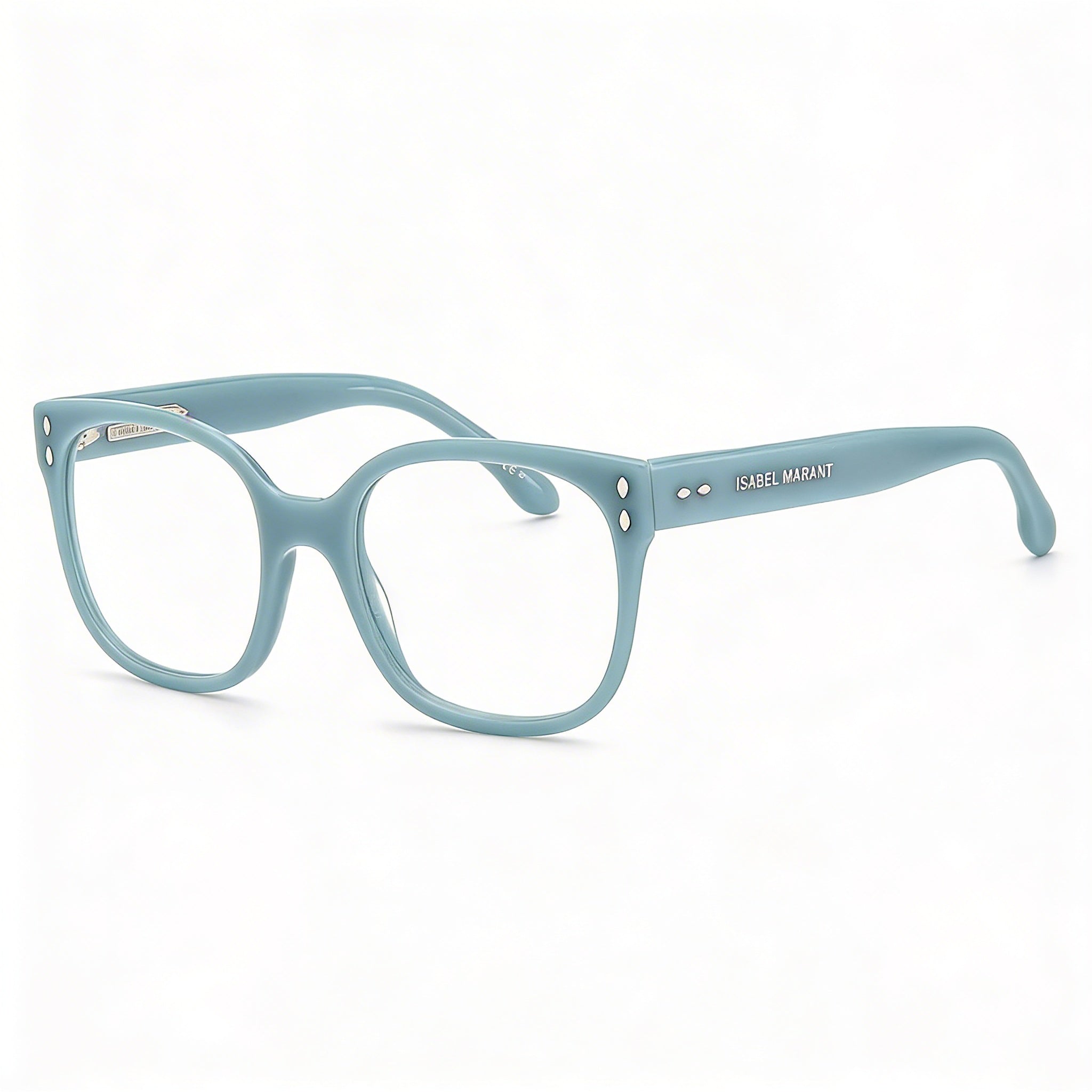 Isabel Marant Im 0021 Modern Unisex Sunglasses, Azure Acetate Frame with Azure Lenses, 52mm, Photo 1