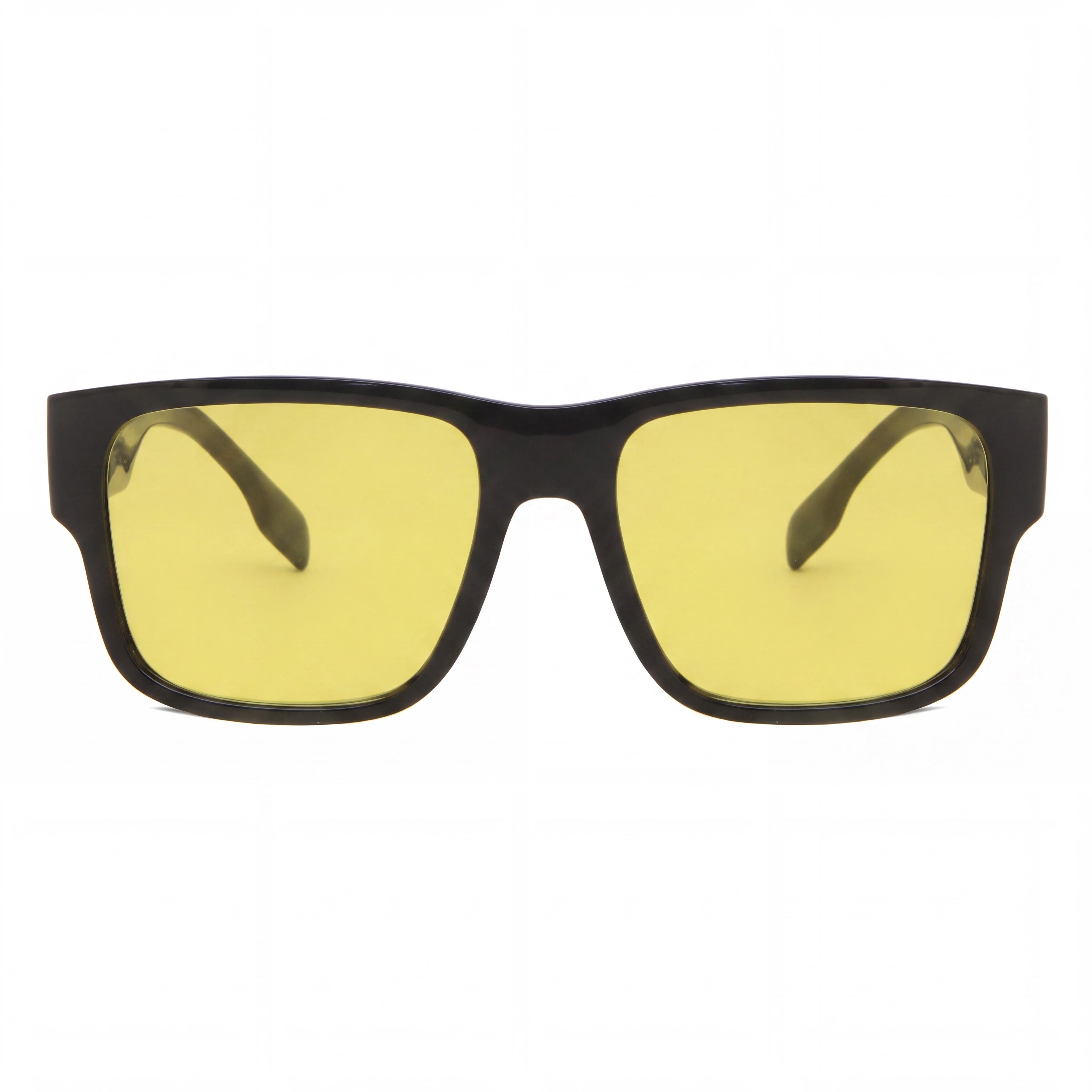 BURBERRY Gafas de sol geométricas Knight para hombre, montura de propionato negro, protección UV, 57 mm, Photo 2