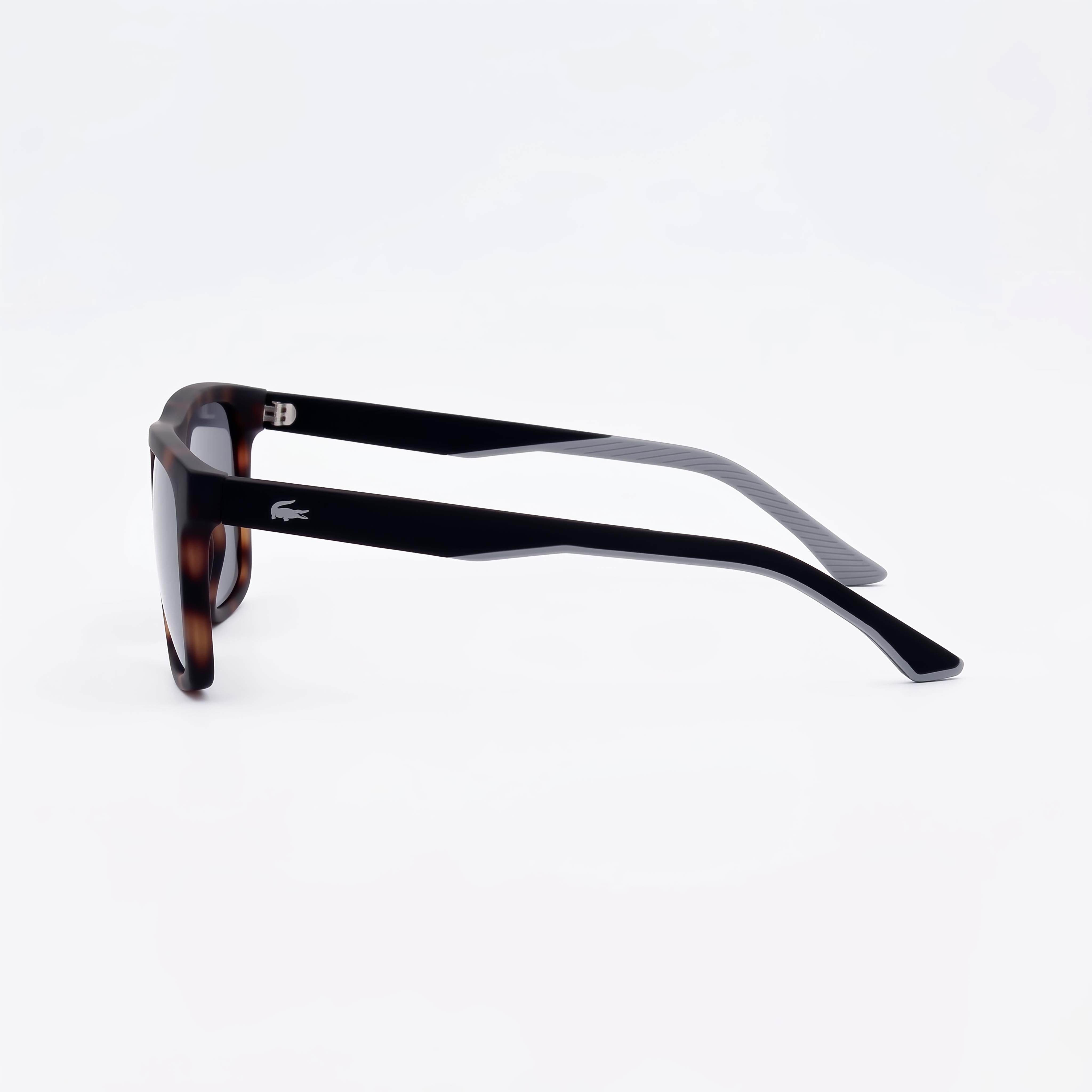 Gafas de sol Lacoste L957s para hombre, de plástico mate havana, espejo gris sólido, no polarizadas, protección UV 56mm, Photo 3