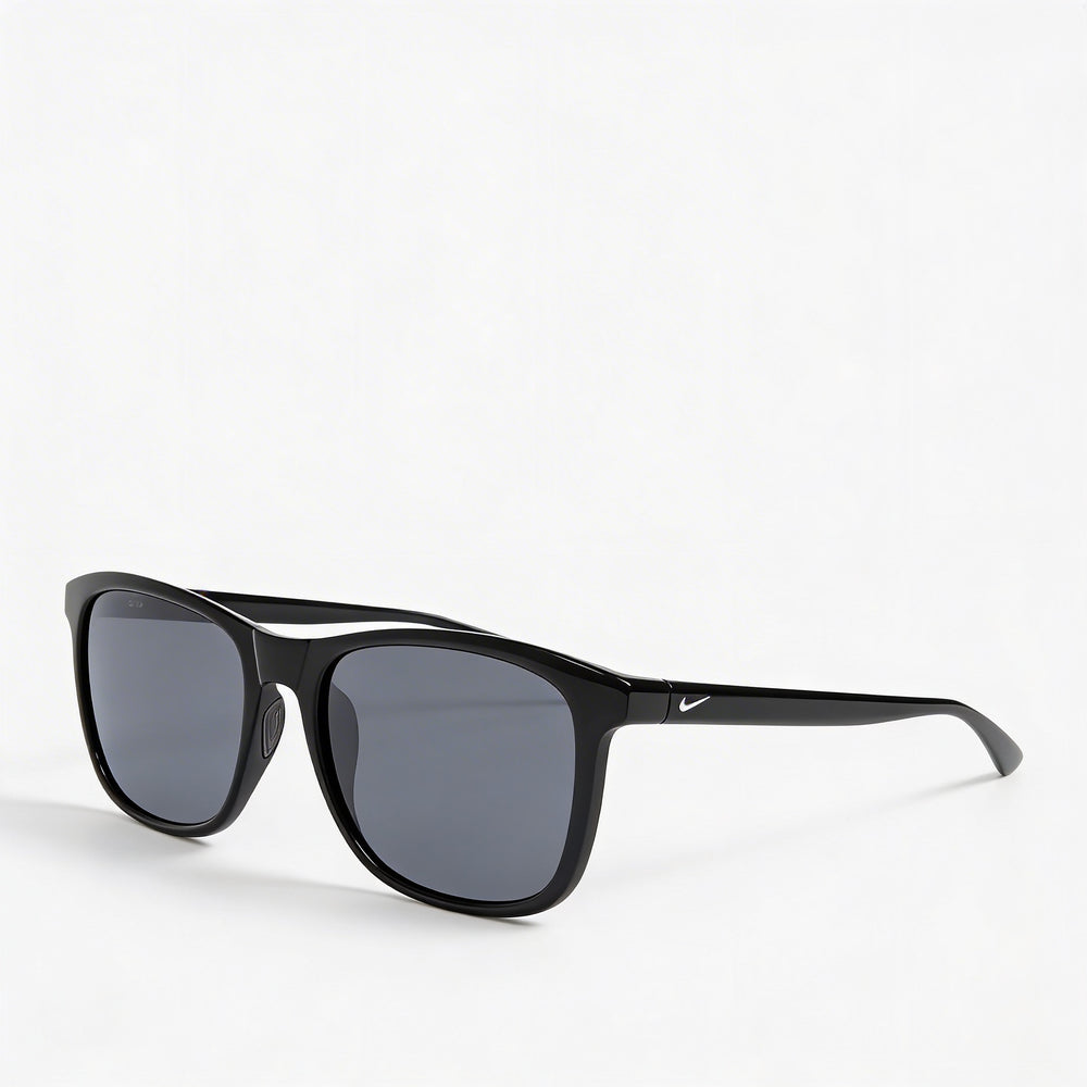 Nike Passage Ev1199 Unisex Black Plastic Frame Dark Grey Non-Polarized UV Protection Wayfarer Sunglasses 55mm