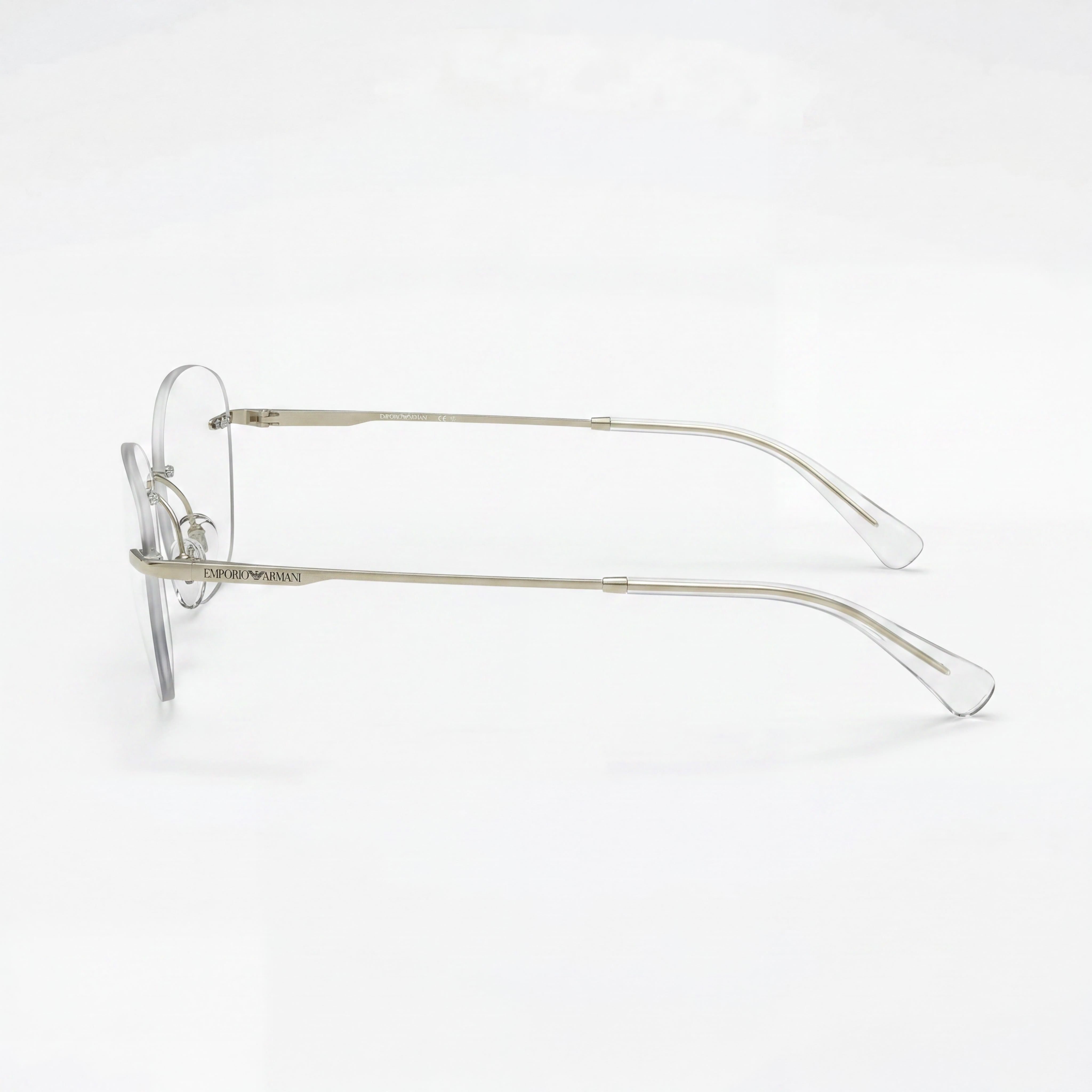 Emporio Armani Ea1167 Women's Metal Frame Eyeglasses with a Shiny Metallic Green Finish 53-16-140mm, Photo 3