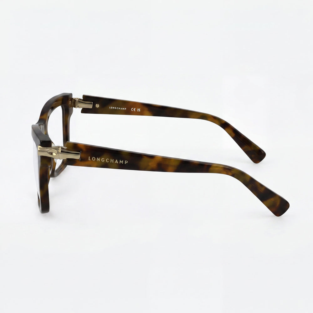 Longchamp Lo2766 Women's Acetate Eyewear Frame in Brown Green Havana, 53mm Lens Width, 17mm Bridge