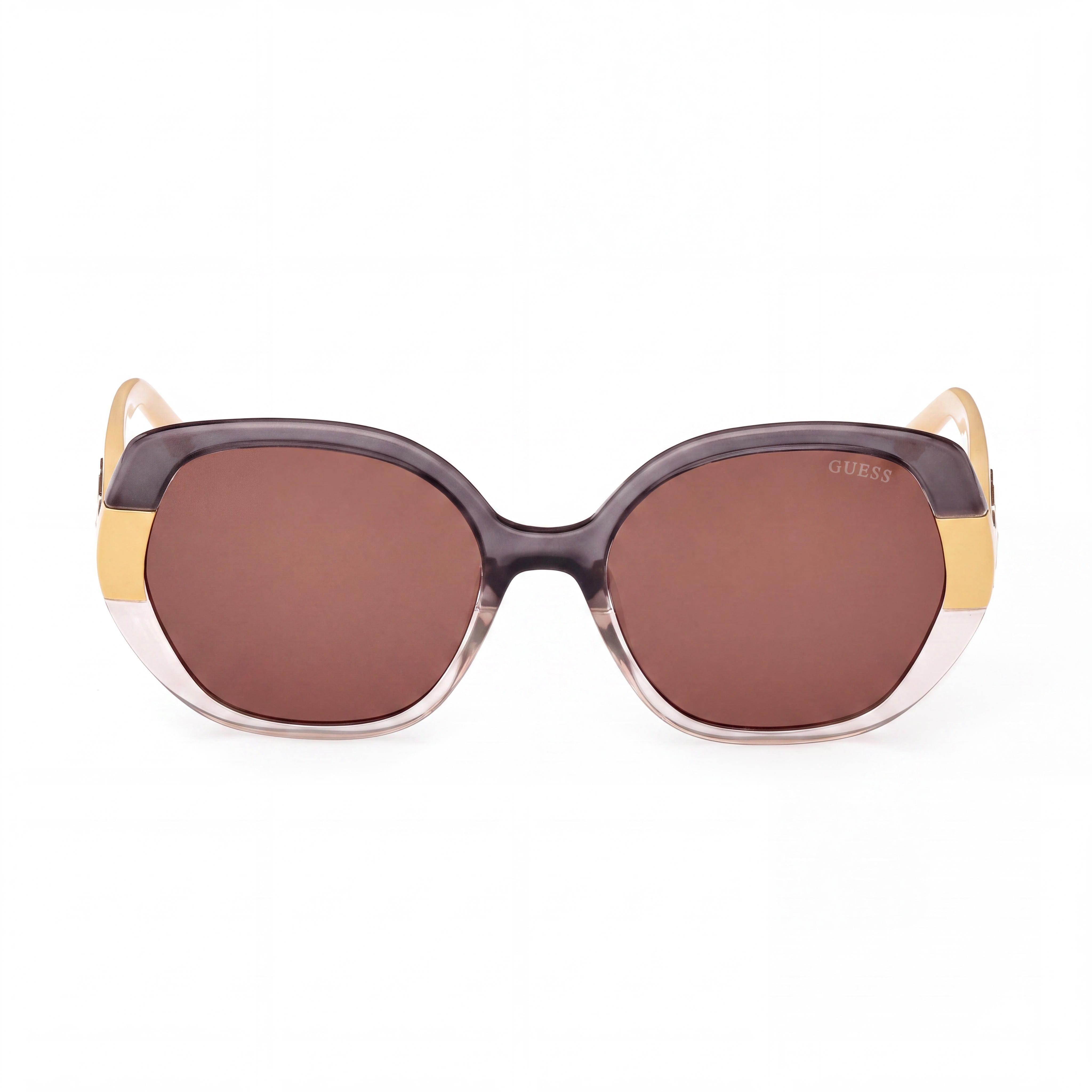GUESS Women's GU7911 Yellow Multicoloured Plastic Gradient UV Protective Sunglasses 55mm, Photo 2