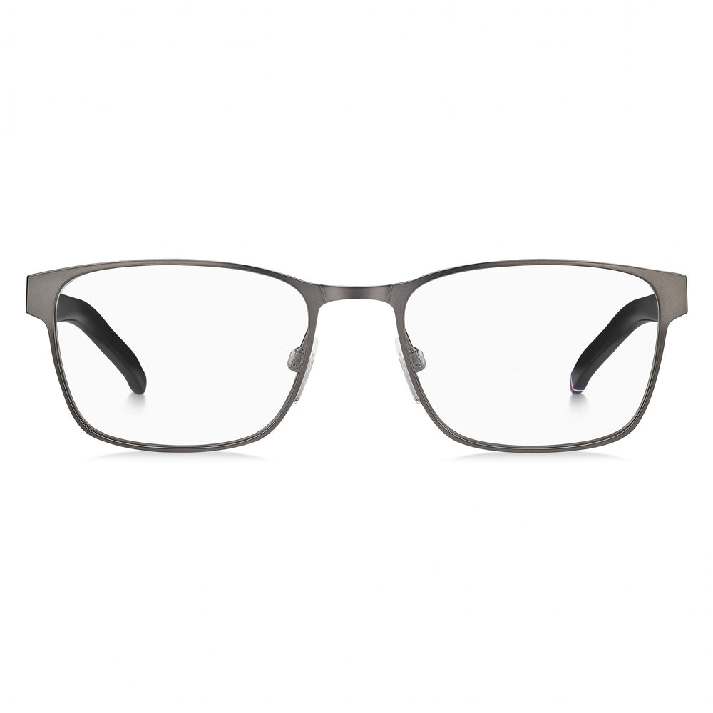 Tommy Hilfiger T. Hilfiger 1769 Men’s Stainless Steel Semi Matte Dark Ruthenium Rectangular Eyeglasses 55mm
