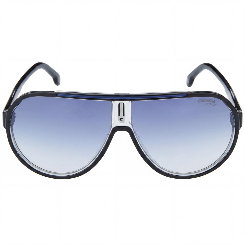 Gafas de sol Carrera Casual para hombre con montura de acetato y lentes de policarbonato azul DK no polarizadas de 64 mm