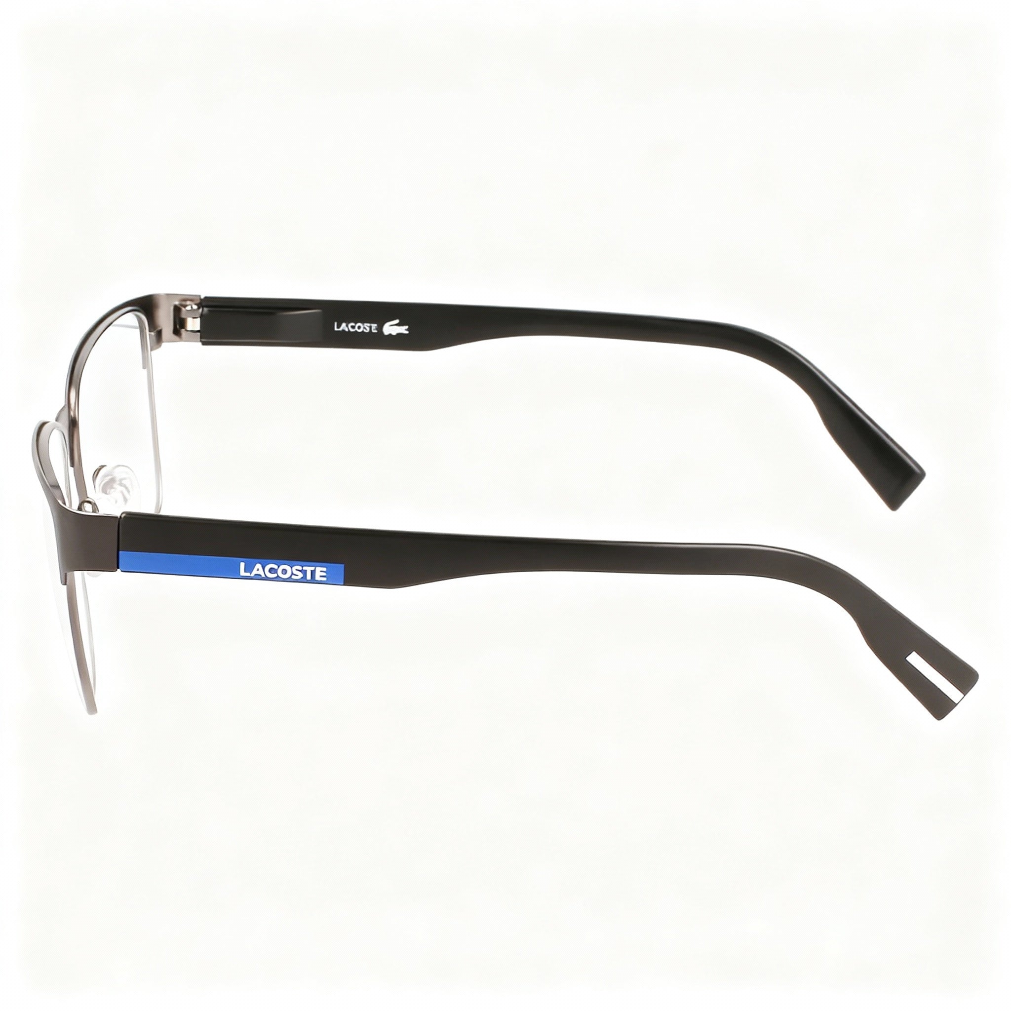 Lacoste L2286 Unisex Casual Propionate Eyeglasses with Non-Polarized Lenses in Matte Black 55mm, Photo 3